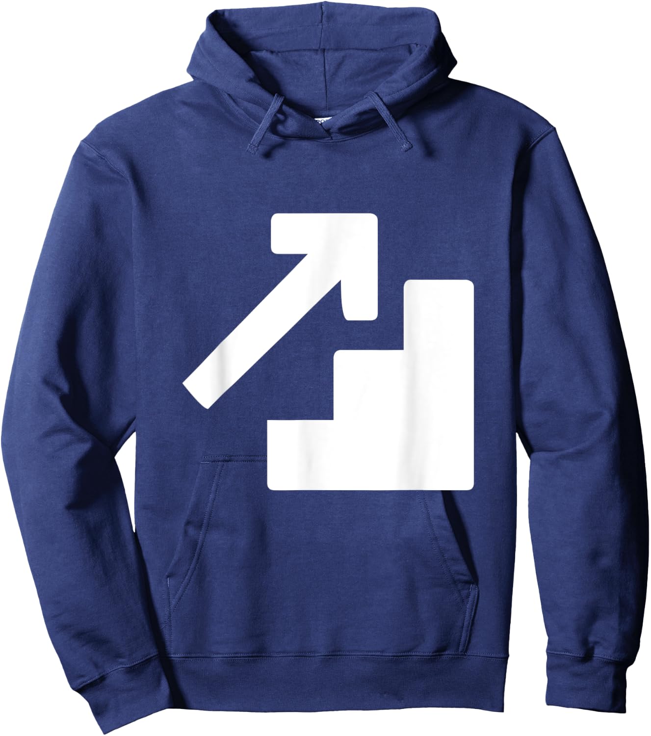 Stair Climb Exercise Tribute Workout Hoodie - Hoodie | Navy