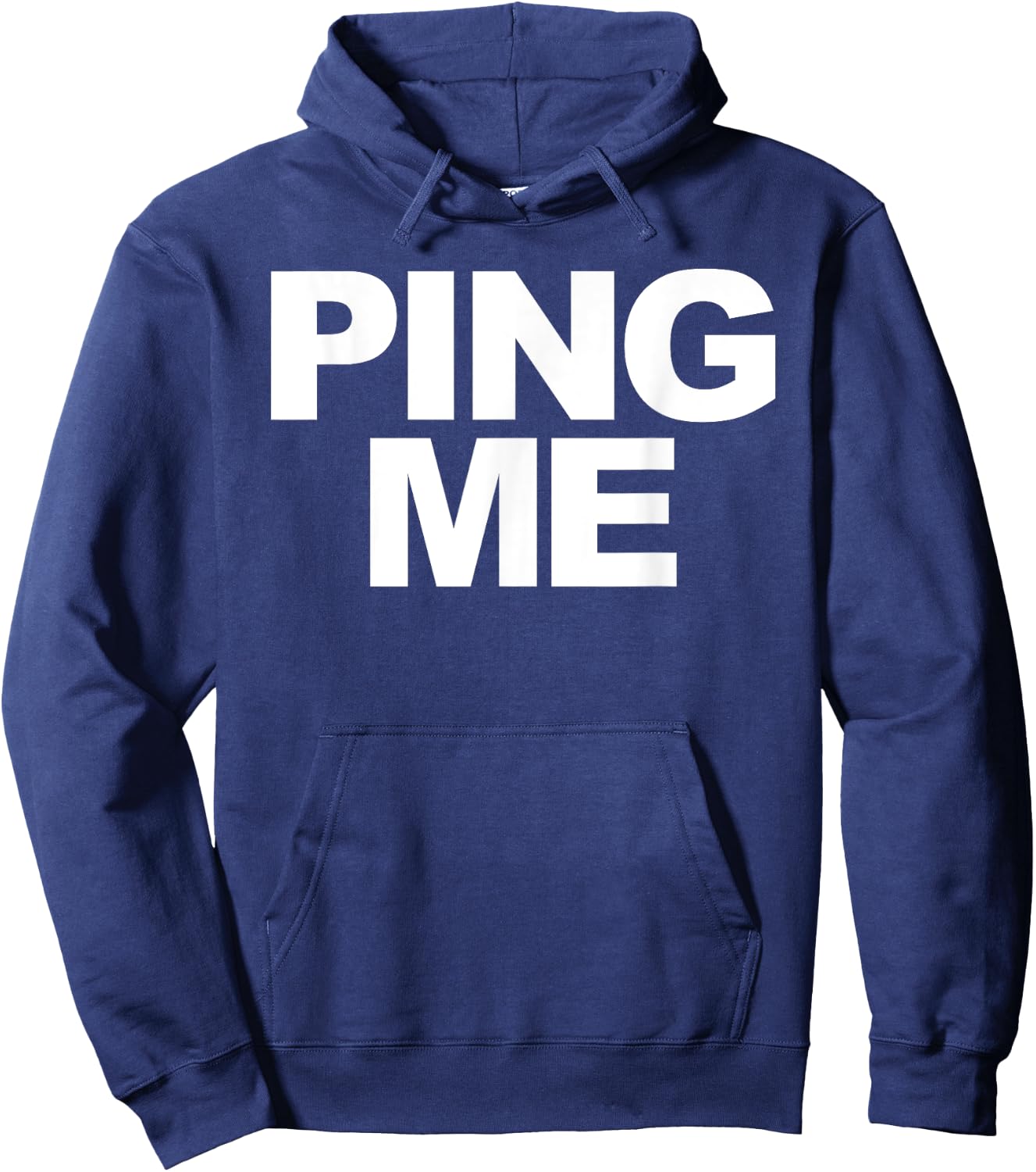 Ping Me Hoodie - Hoodie | Navy