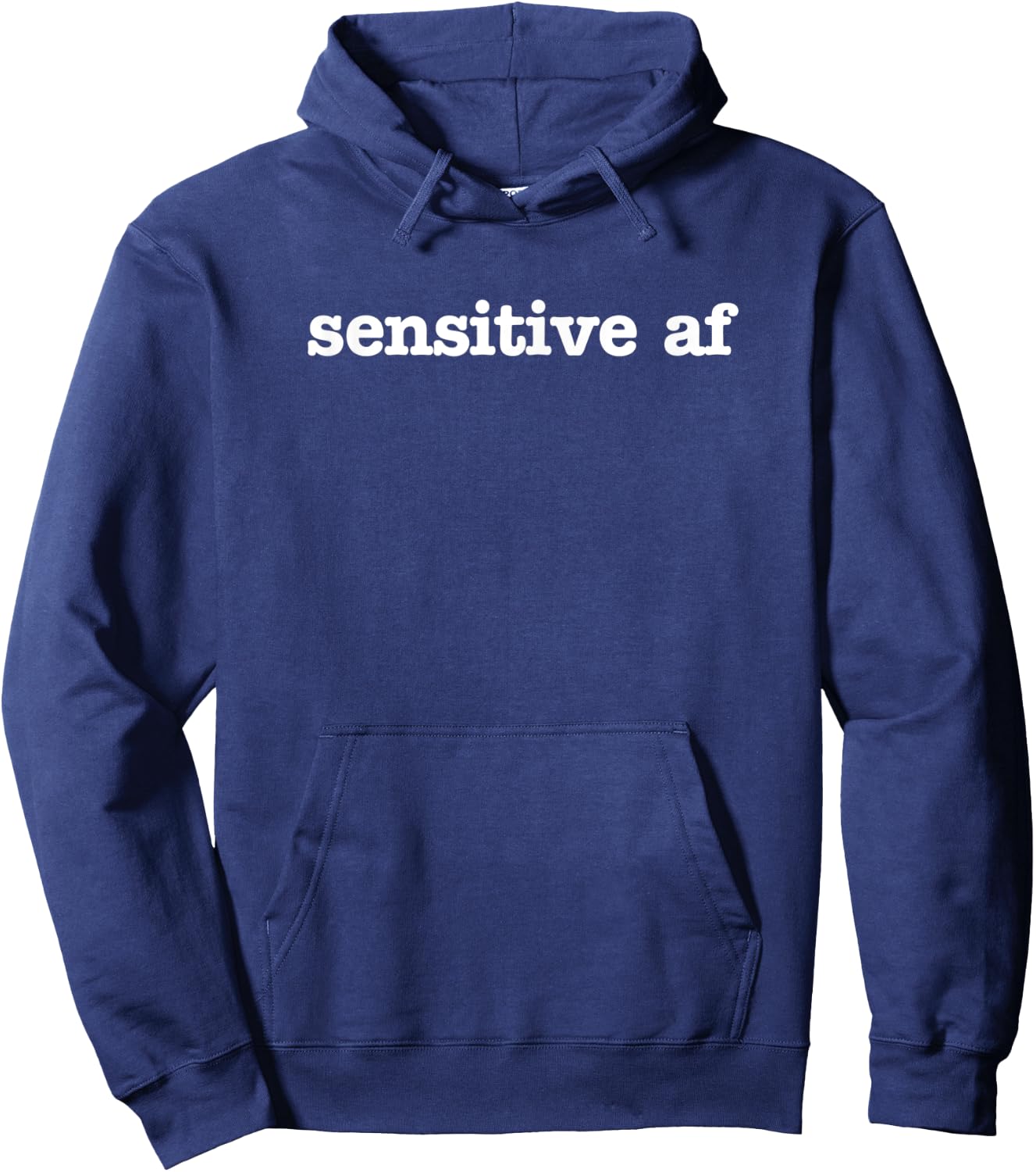 Sensitive AF Highly Sensitive Person HSP Hoodie - Hoodie | Navy