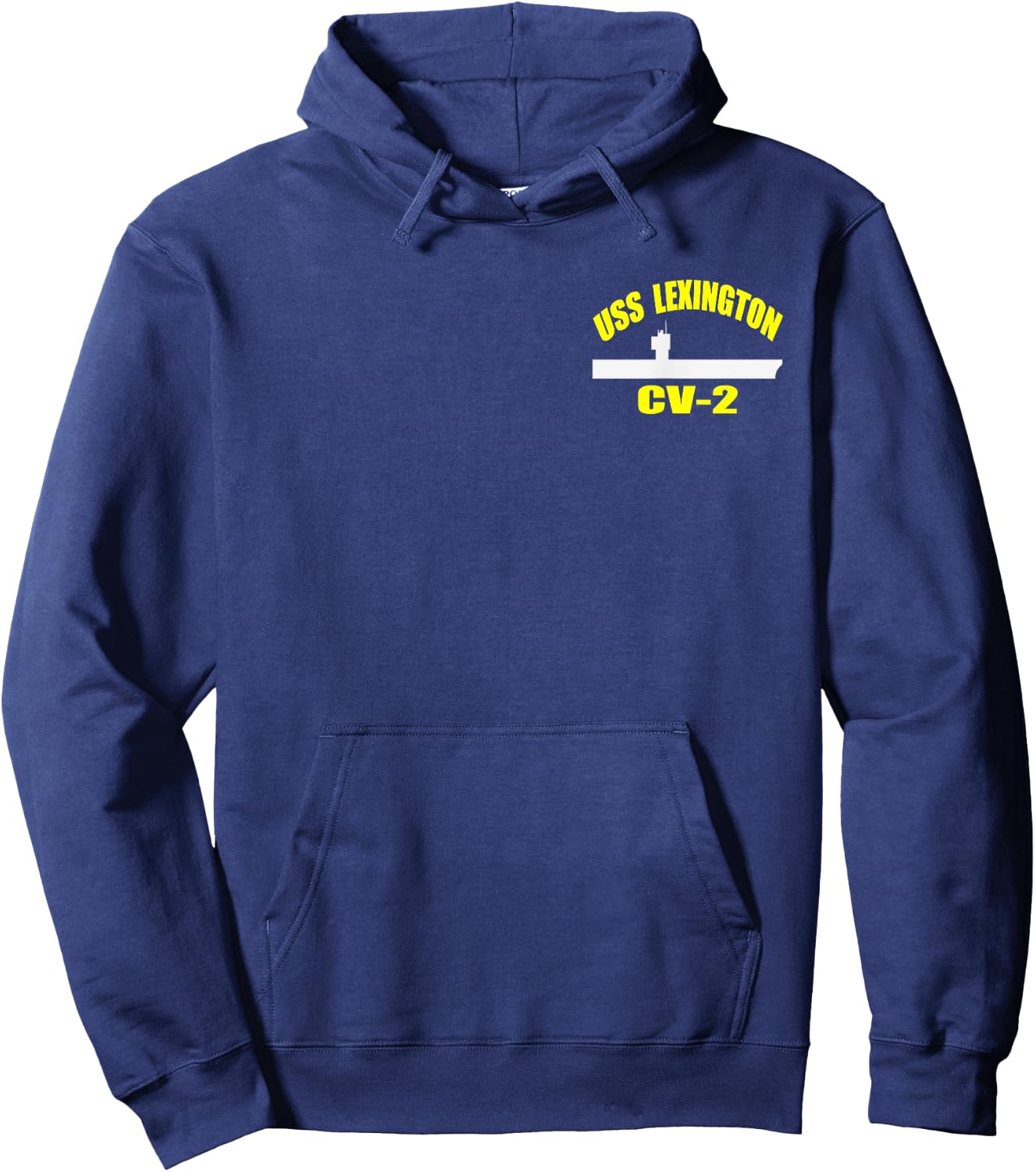 USS Lexington CV-2 Aircraft Carrier WW2 Veteran Father Day Hoodie - Hoodie | Navy