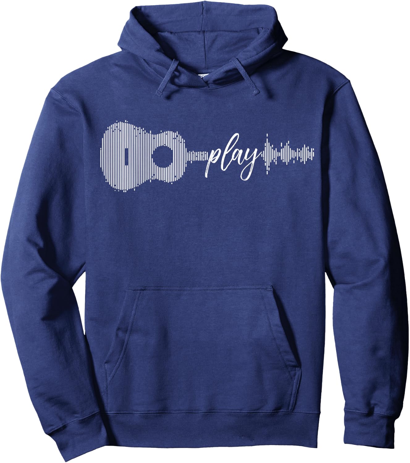 Play Acoustic Guitar Player Guitarist Gifts Music Lover Band Hoodie - Hoodie | Navy