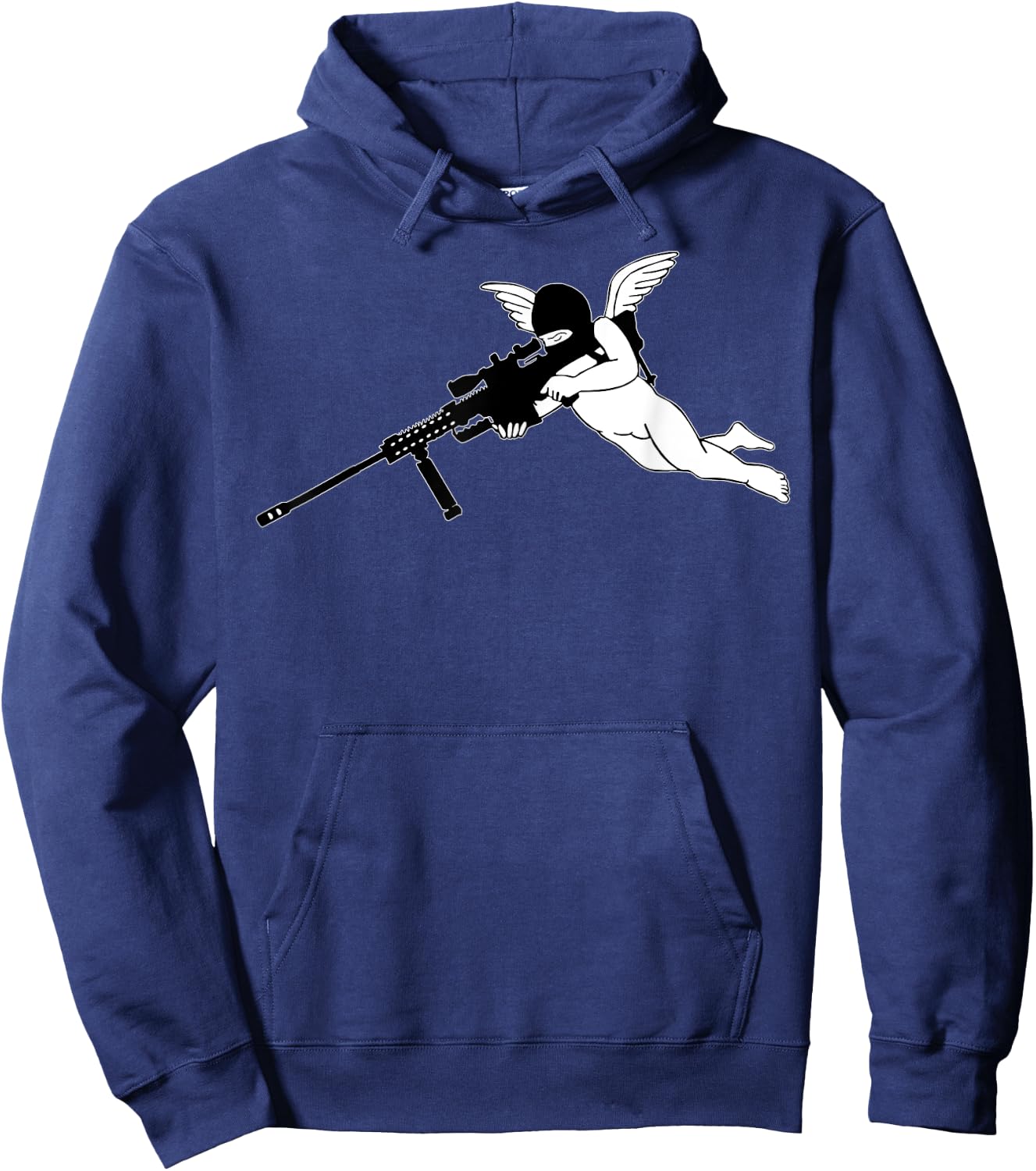 Angel with sniper. Hoodie - Hoodie | Navy