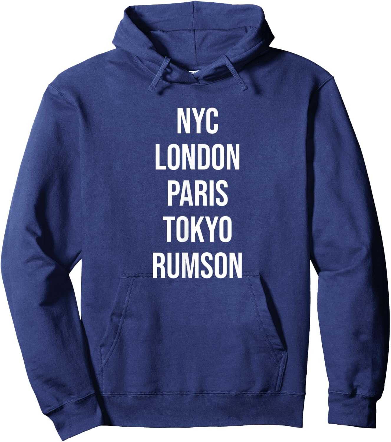 Funny Rumson NJ New Jersey Souvenir Hoodie - Hoodie | Navy
