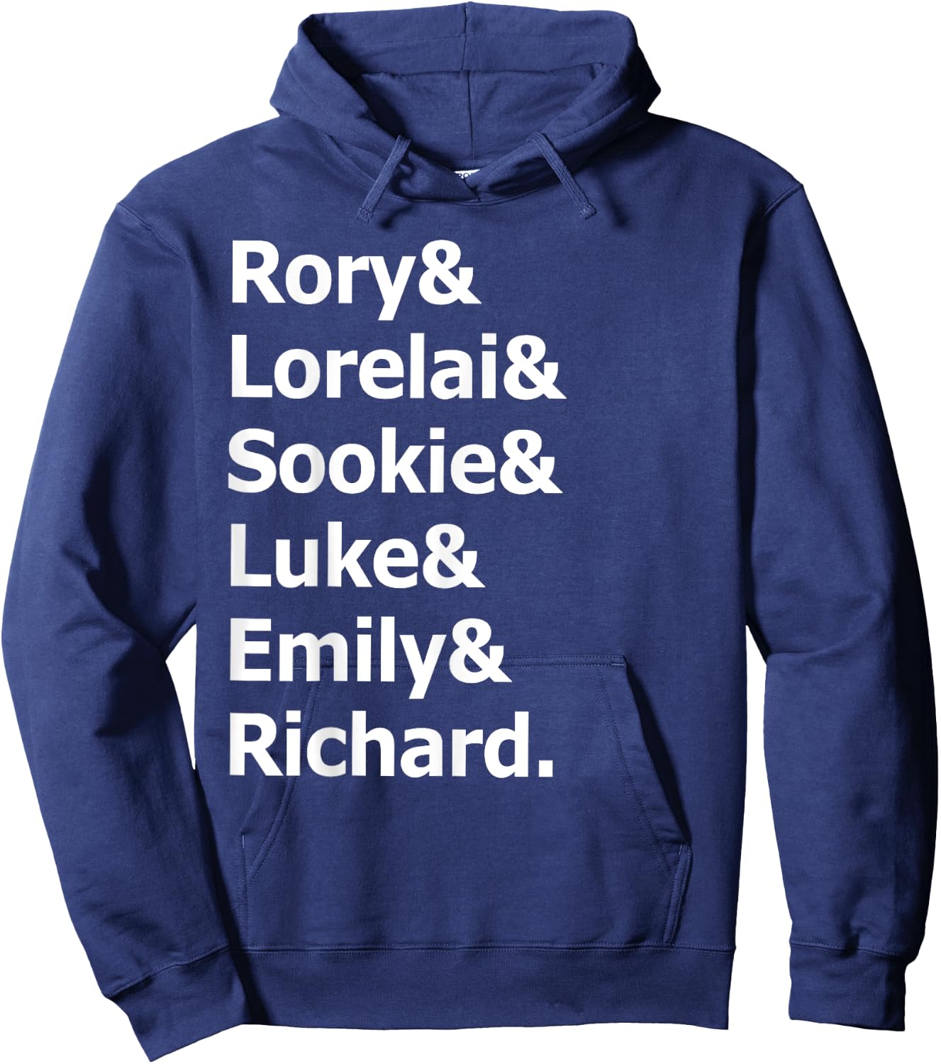 Rory and Lorelai and Sookie and Luke and Emily and Richard Hoodie - Hoodie | Navy