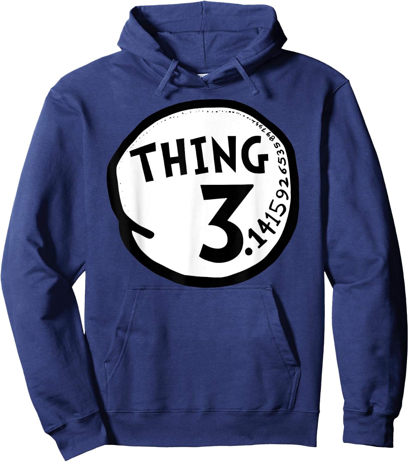 Thing Pi Shirt Funny Pi Day Shirt and Pi Math Teacher Hoodie - Hoodie | Navy