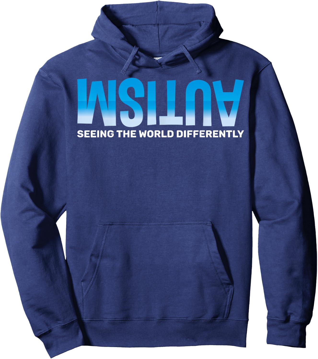 Seeing the World differently Autism Awareness Hoodie - Hoodie | Navy