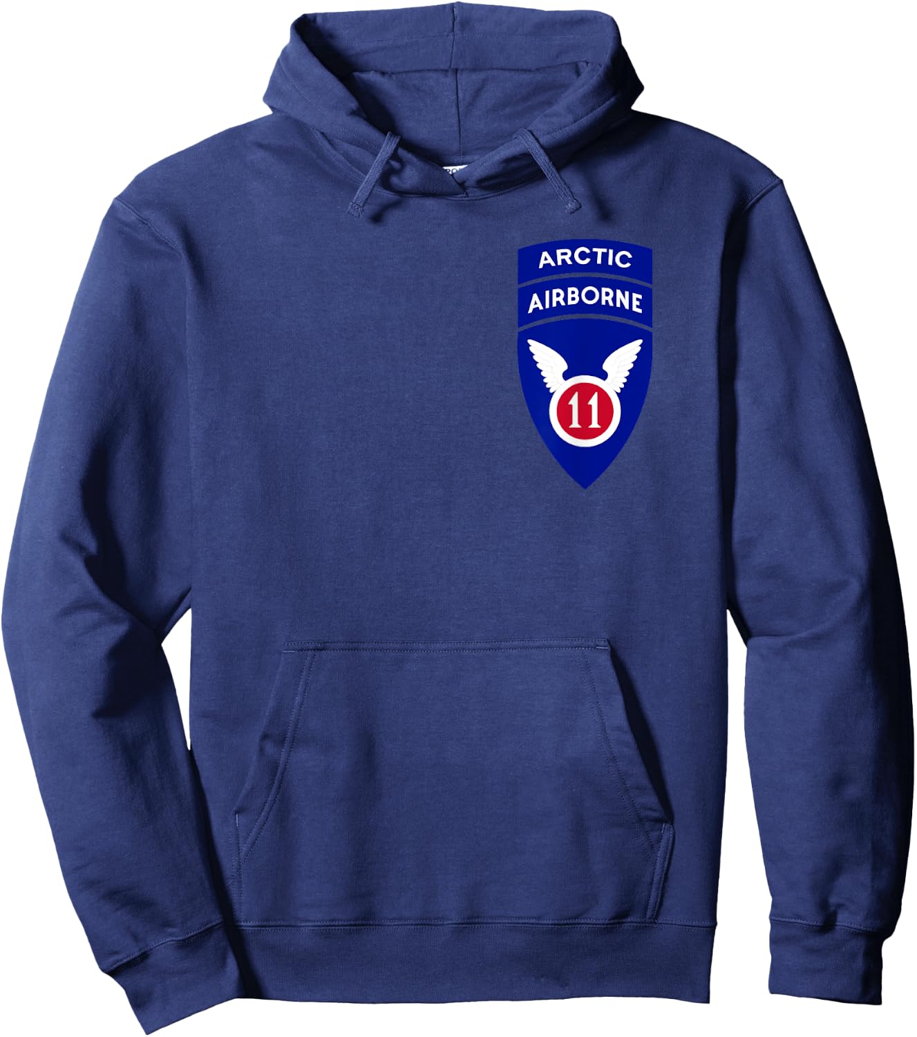 11th Airborne Division Patch - Arctic Angels Hoodie - Hoodie | Navy