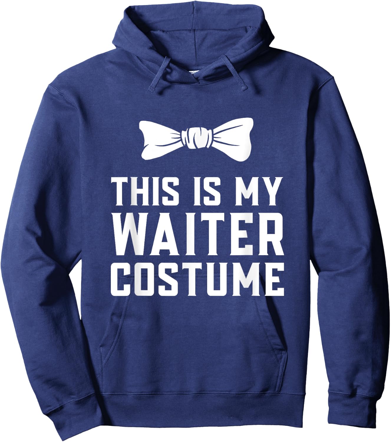 Funny Waiter Costume Hoodie - Hoodie | Navy