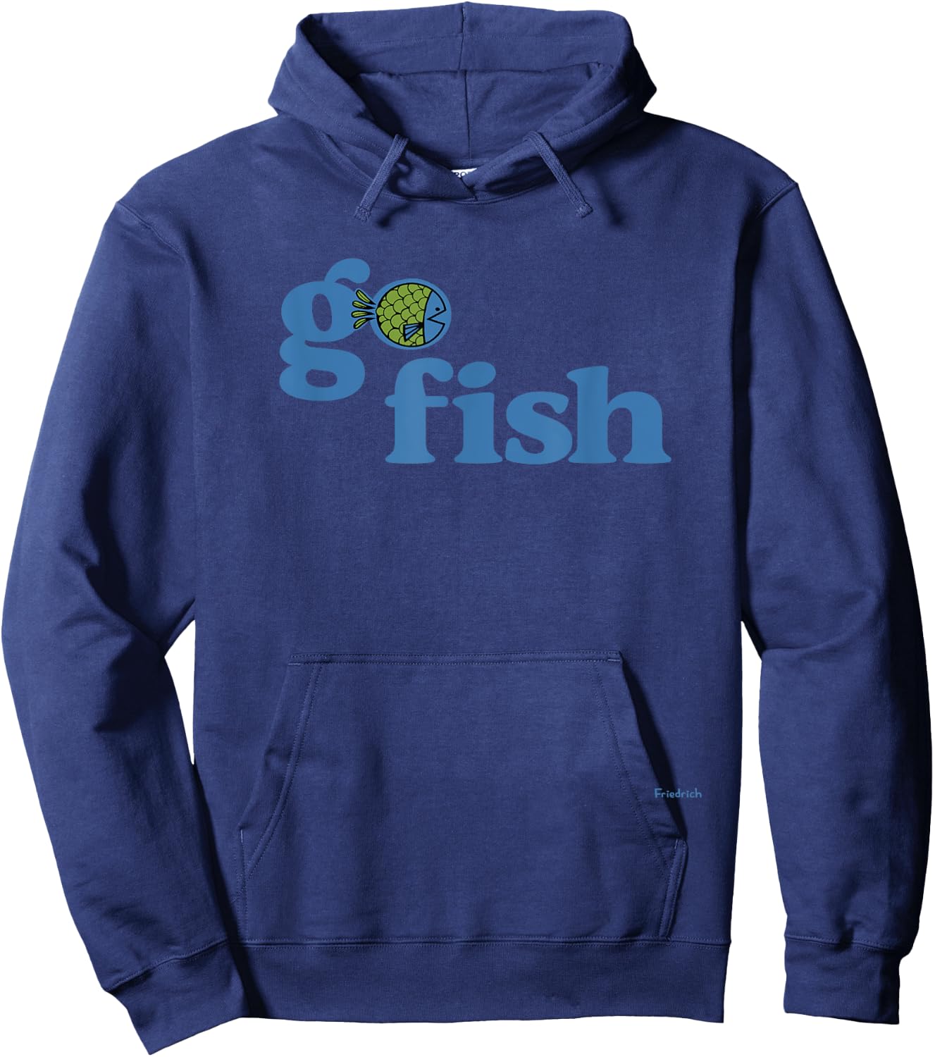 Fishing Go Fish - Kids - Black - Small - Short Sleeve - - Classic Fit - Modern - Game - Beach - Fishing Themed Hoodie - Hoodie | Navy