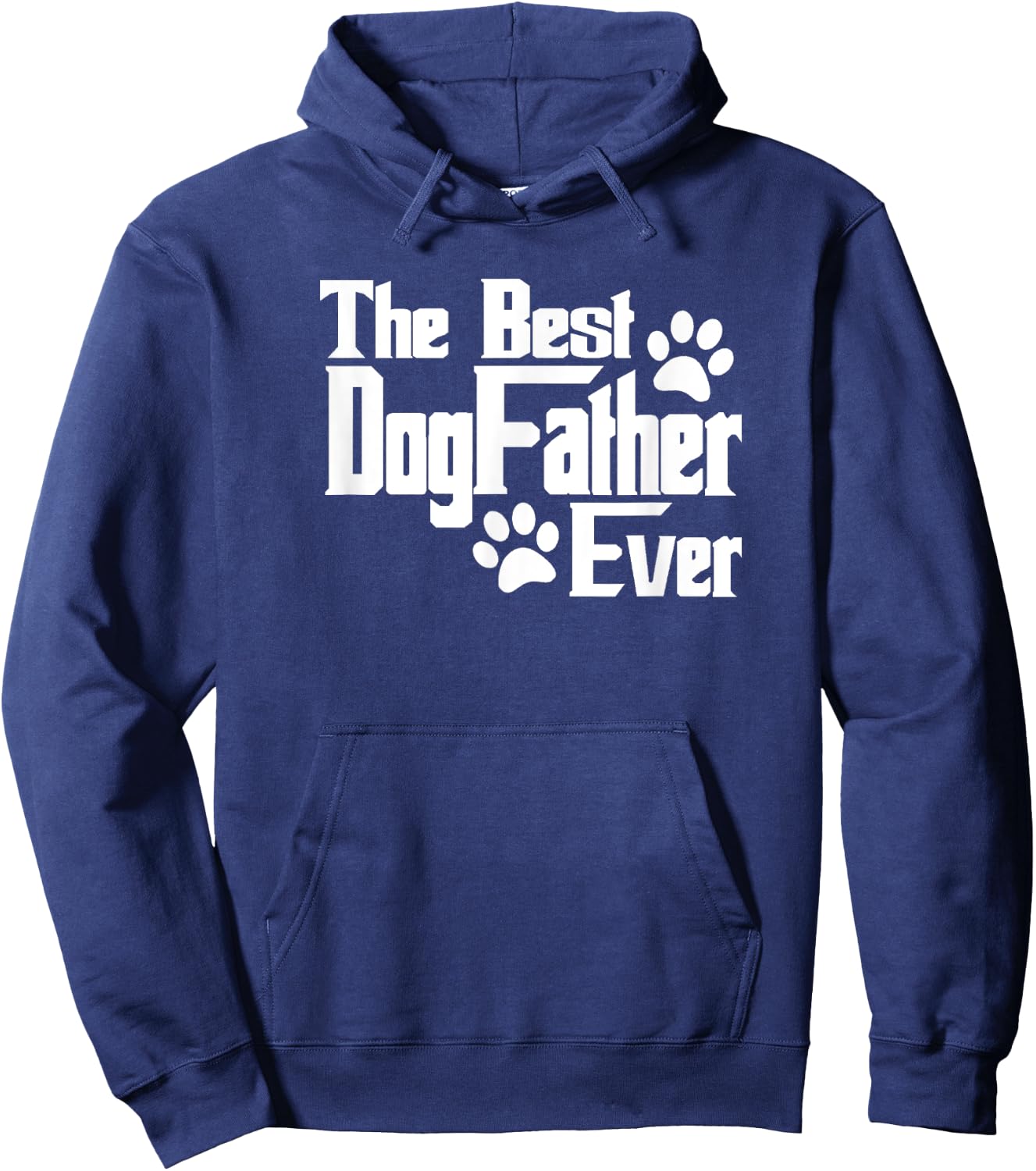 Dogfather Gift Dog Lovers, Pet Owners, Dog Dad Hoodie - Hoodie | Navy