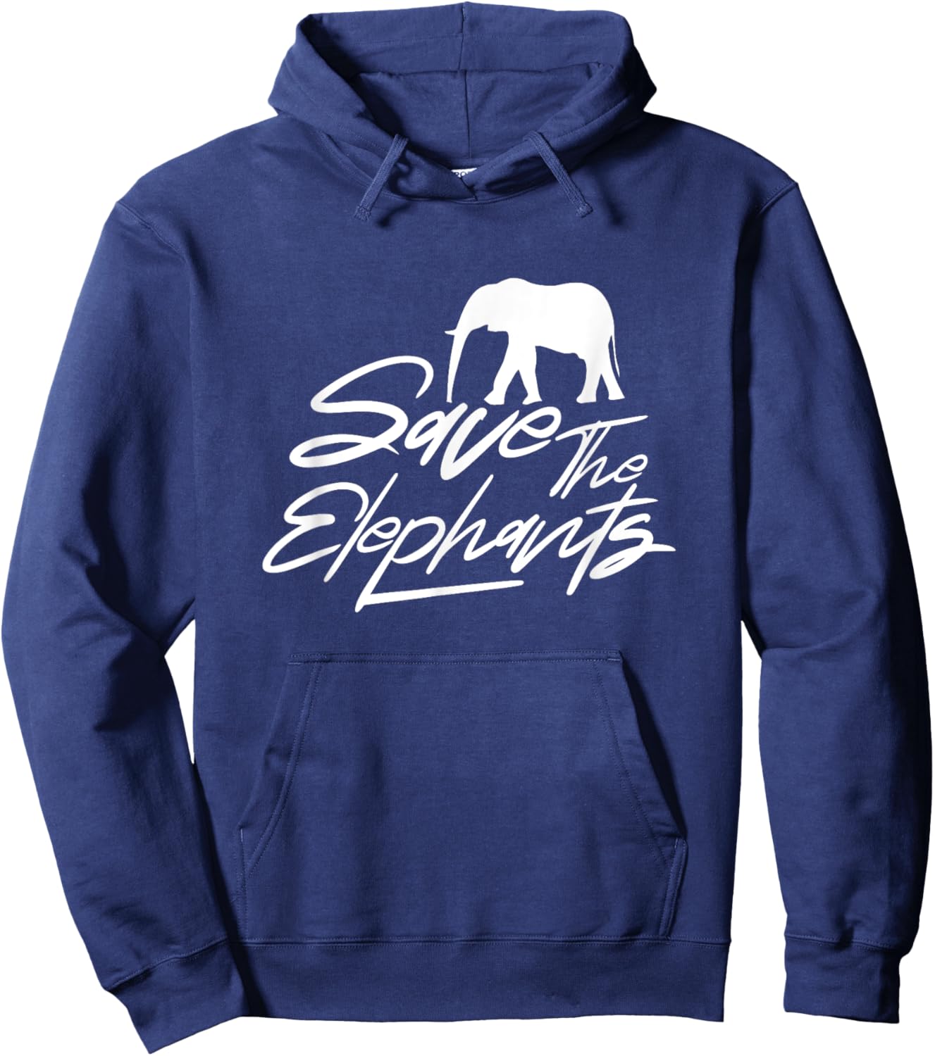 Save the elephants Poacher Elephant Poaching Hoodie - Hoodie | Navy