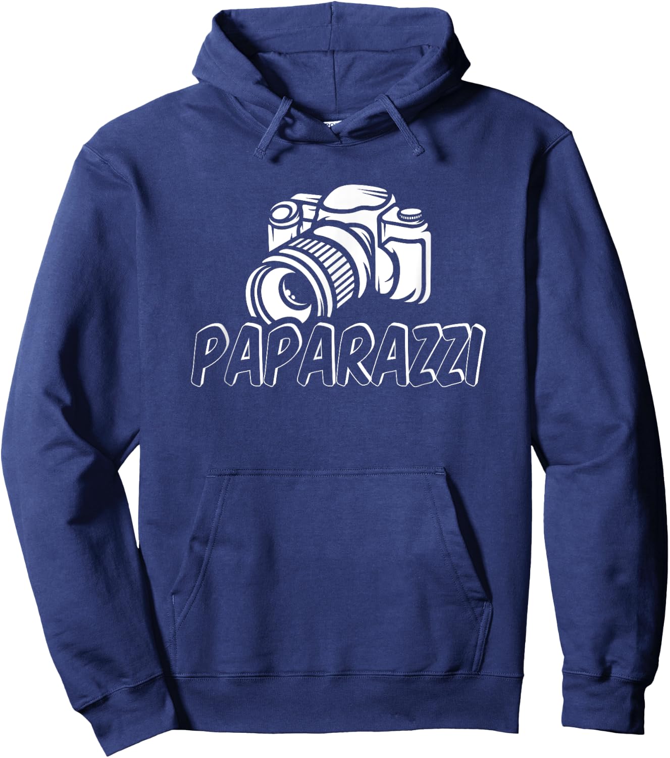 Paparazzi Funny Dad Photographer Retro Camera Hoodie - Hoodie | Navy