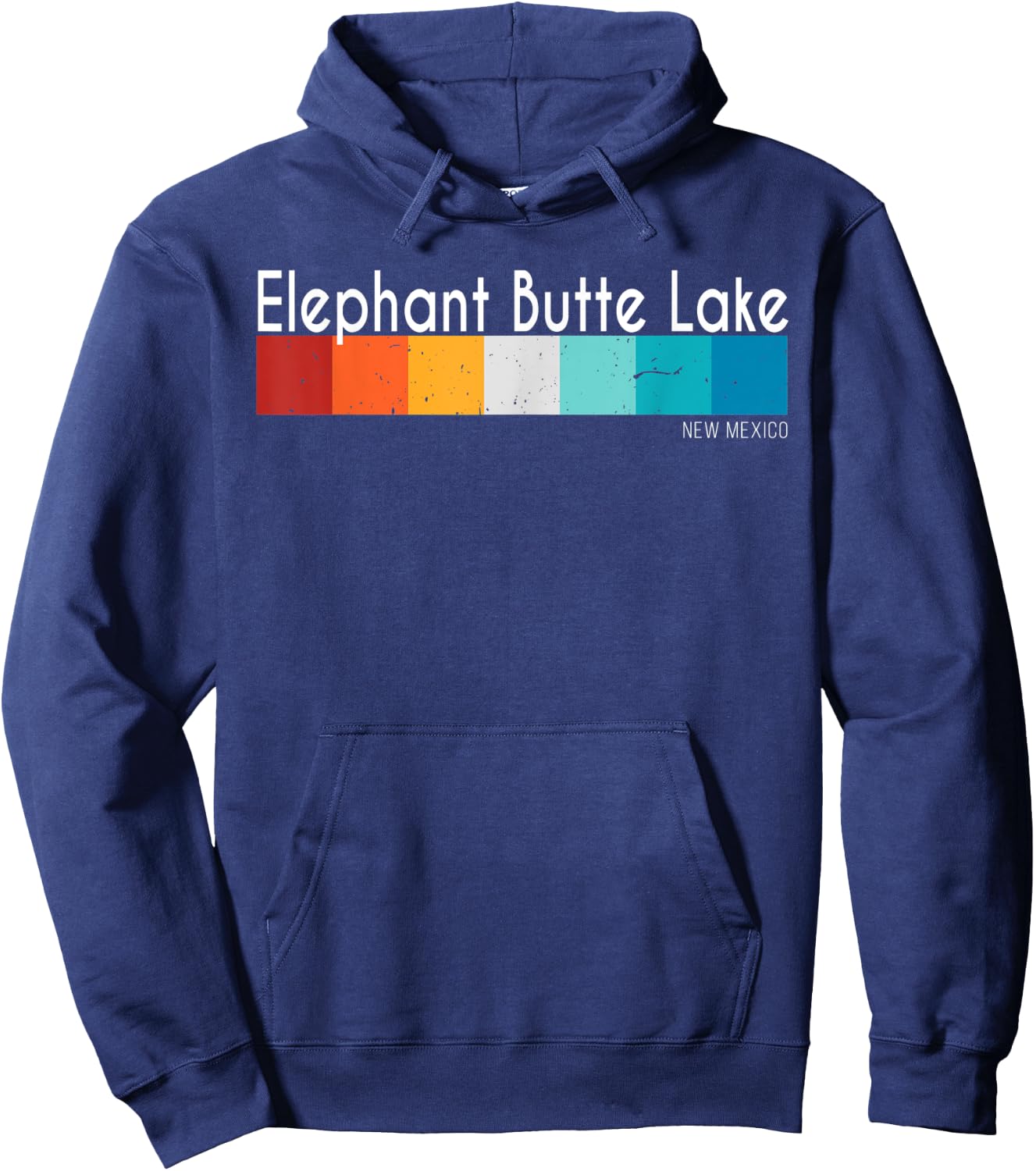 Vintage Elephant Butte Lake New Mexico Women Men Souvenirs Hoodie - Hoodie | Navy