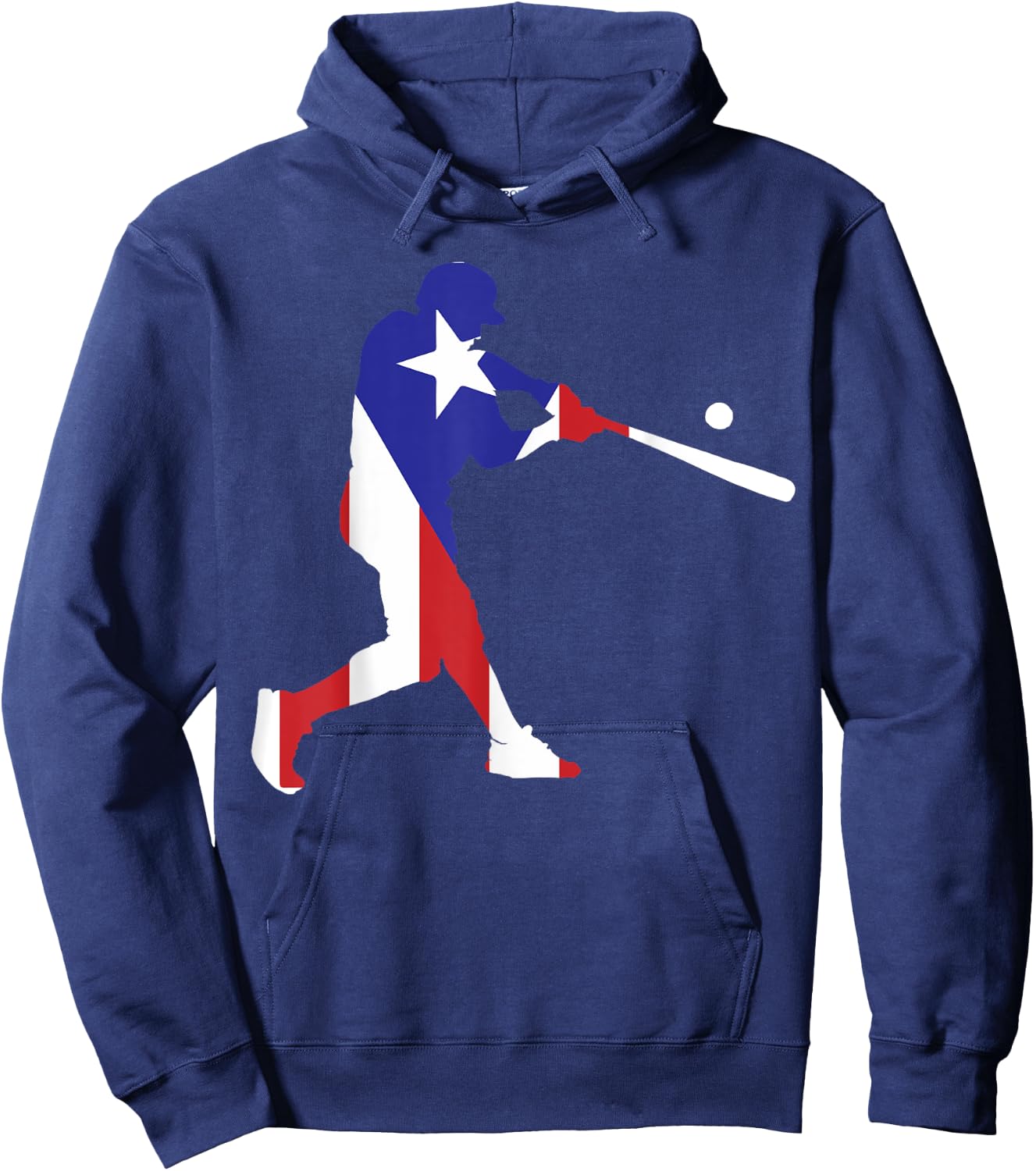 Puerto Rico Baseball Shirt | Cute Famous Island Game Gift Hoodie - Hoodie | Navy