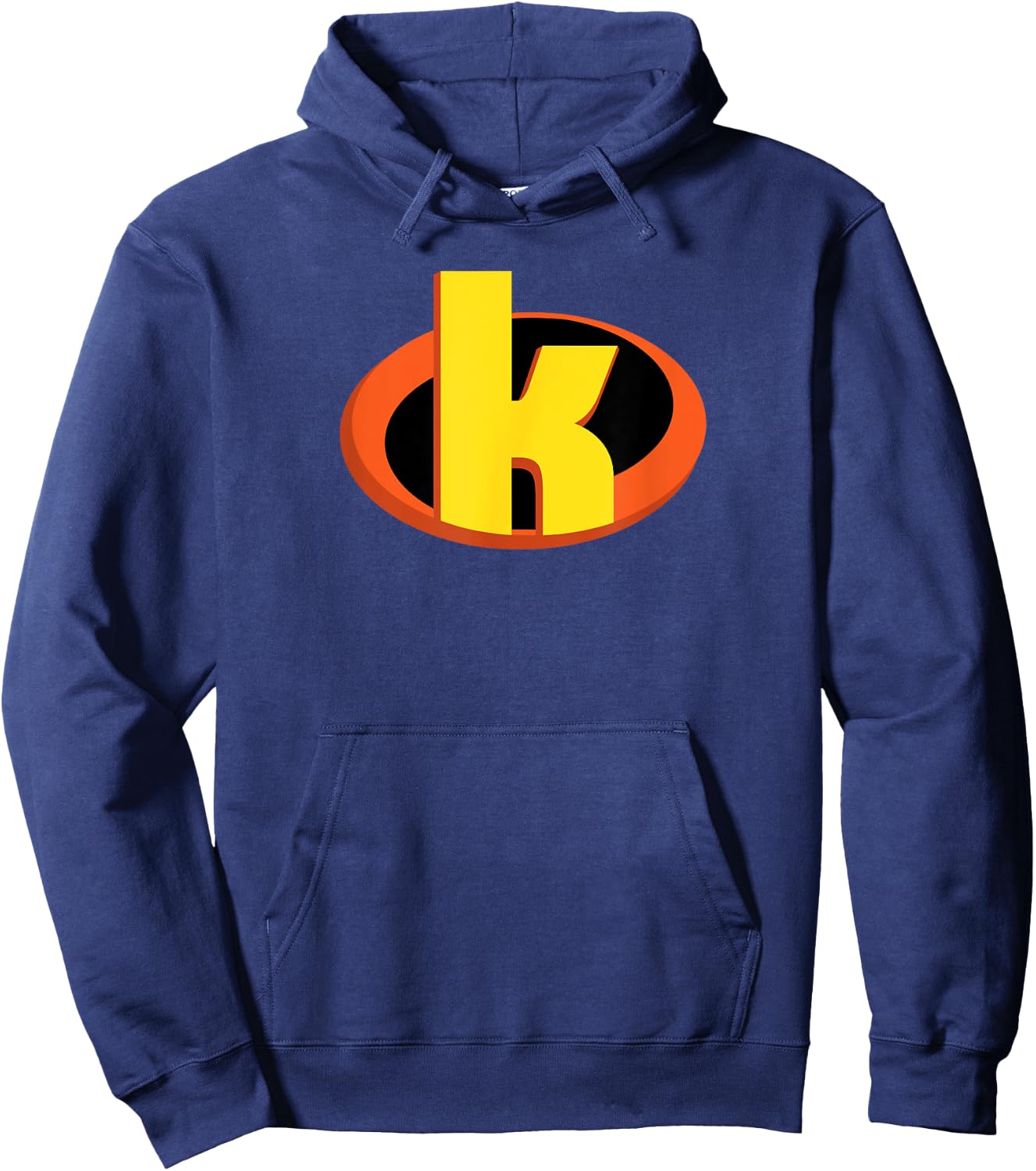Incredible SuperHero Shield Letter K name Gift Hoodie - Hoodie | Navy