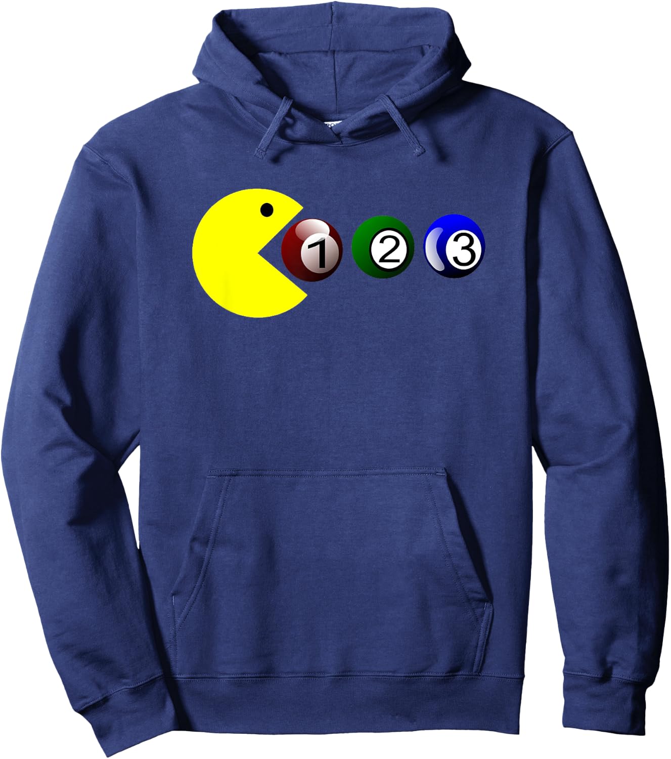 Billiard Pool Ball - Funny Billiards Player Lover Hoodie - Hoodie | Navy