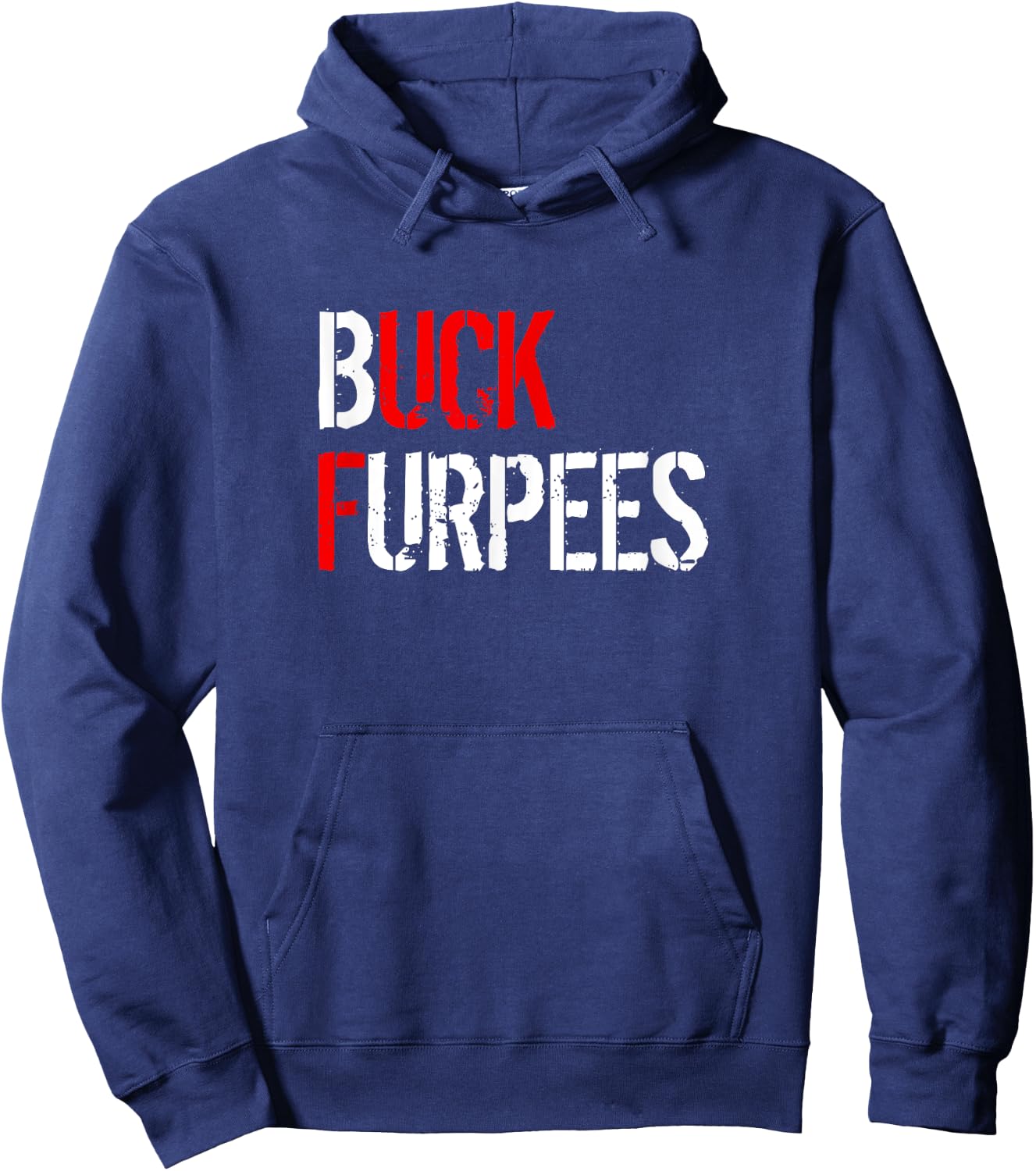 Buck Furpees Funny Fitness Burpees Gym Hoodie - Hoodie | Navy