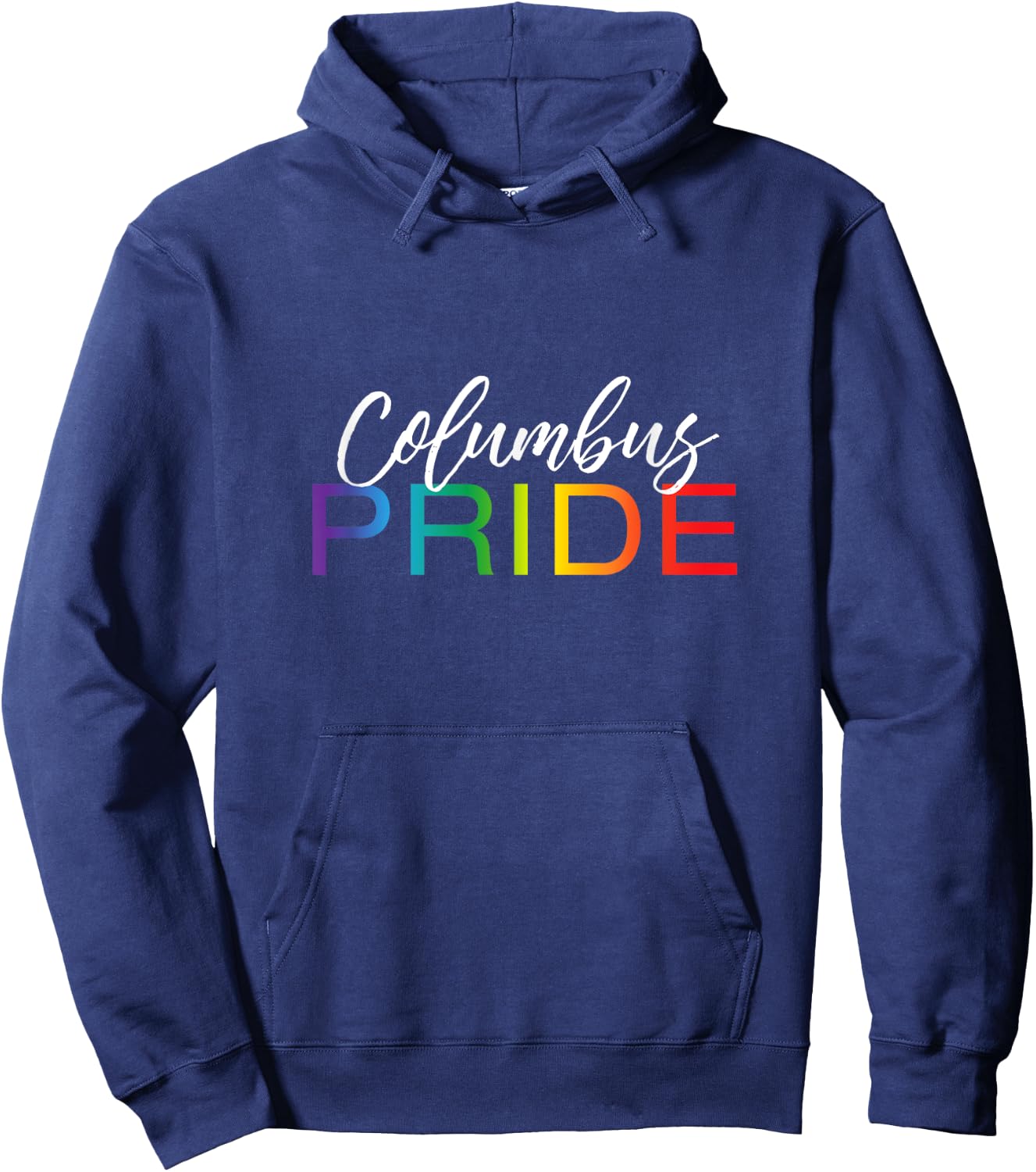 Columbus Pride Shirt, Cute Gay Pride Month Gift Hoodie - Hoodie | Navy