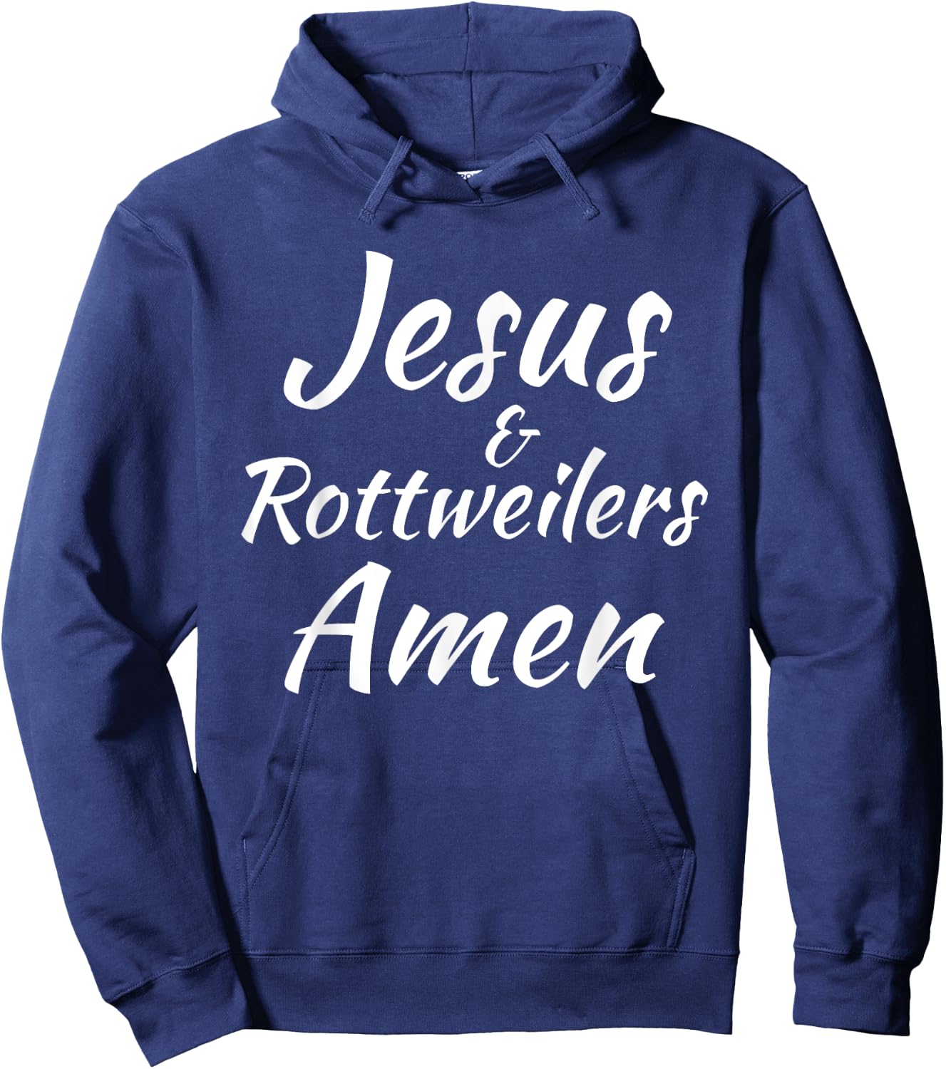 Jesus and Rottweilers Christian Faith Dog Women Hoodie - Hoodie | Navy