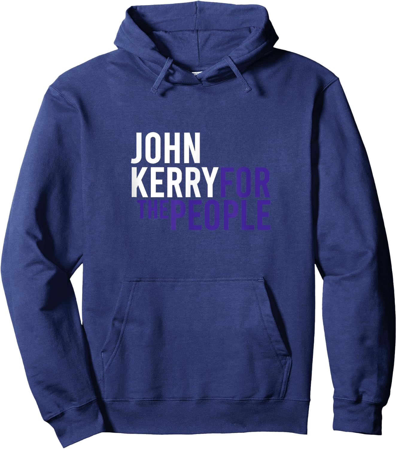 John Kerry For The People | 2024 Liberal Democrat USA Hoodie - Hoodie | Navy