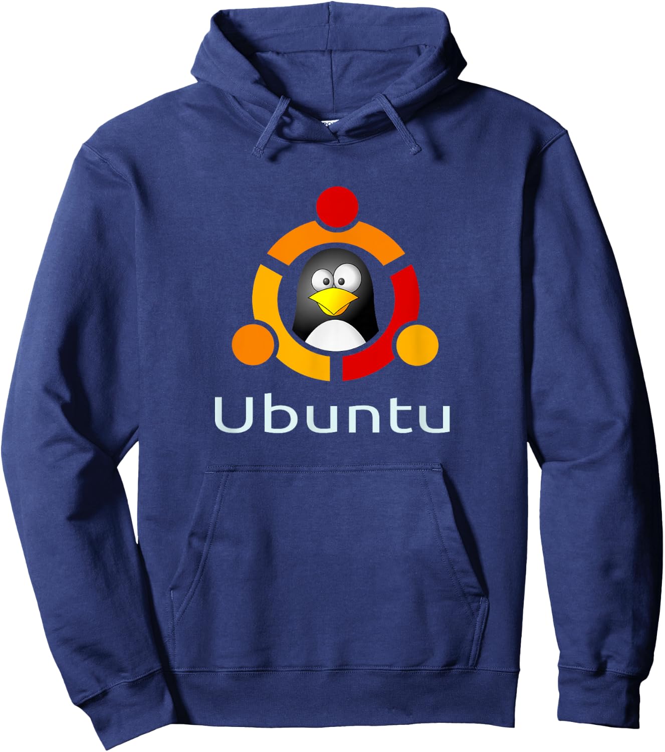 Ubuntu Linux Os funny Tux Penguin -Shirt Hoodie - Hoodie | Navy