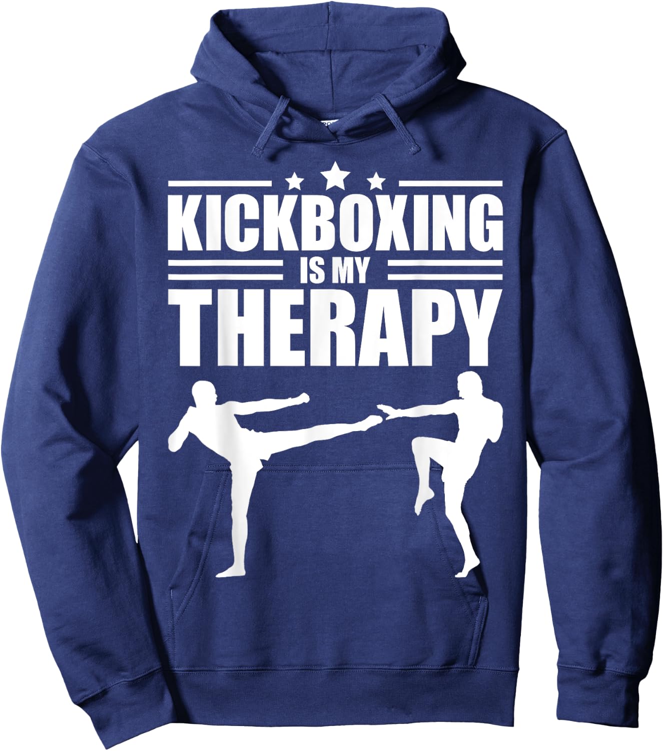 Cool Kickboxing Women Kickboxer Workout Exercise Hoodie - Hoodie | Navy