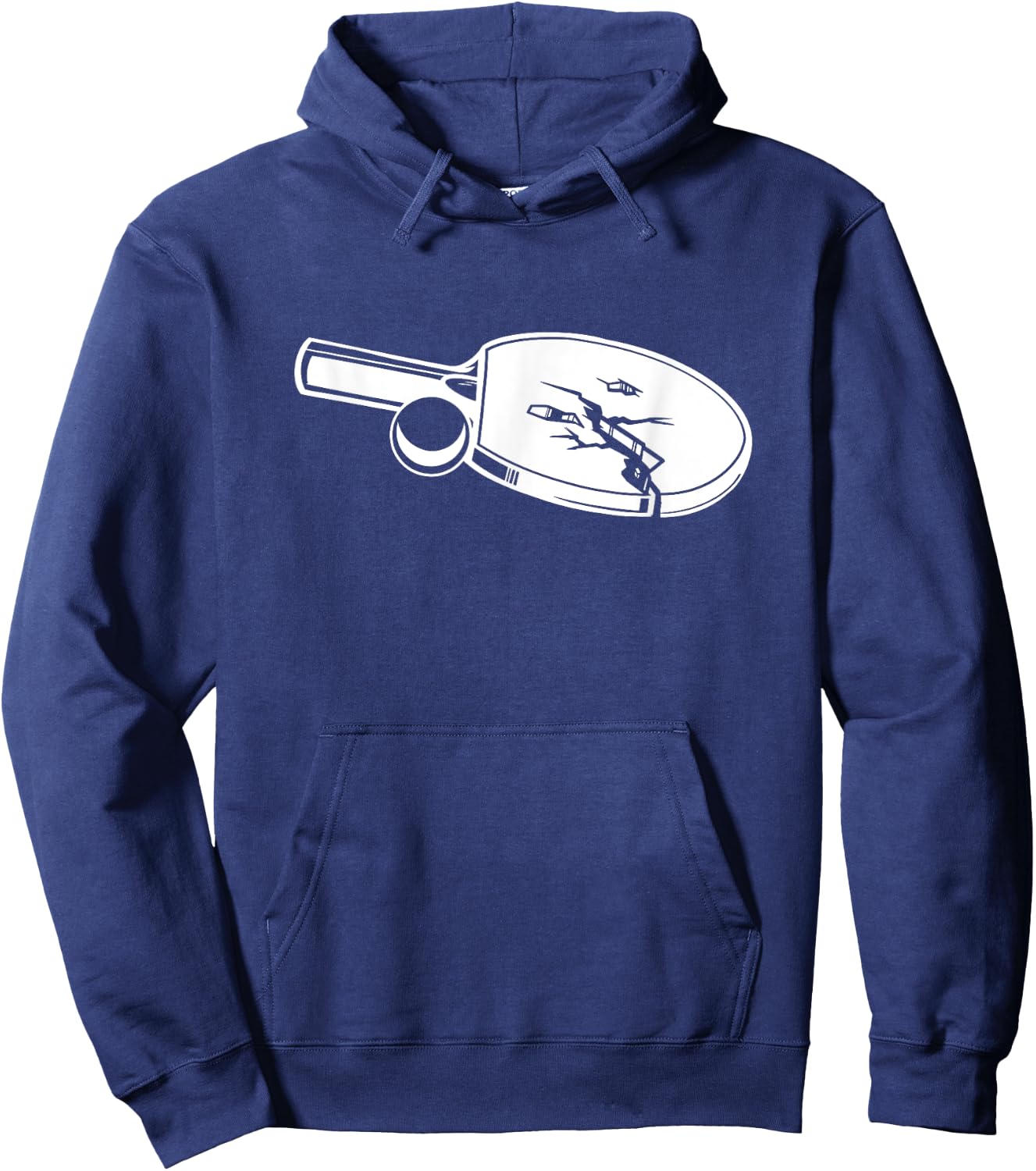 Table tennis old butterfly design for table tennis players Hoodie - Hoodie | Navy