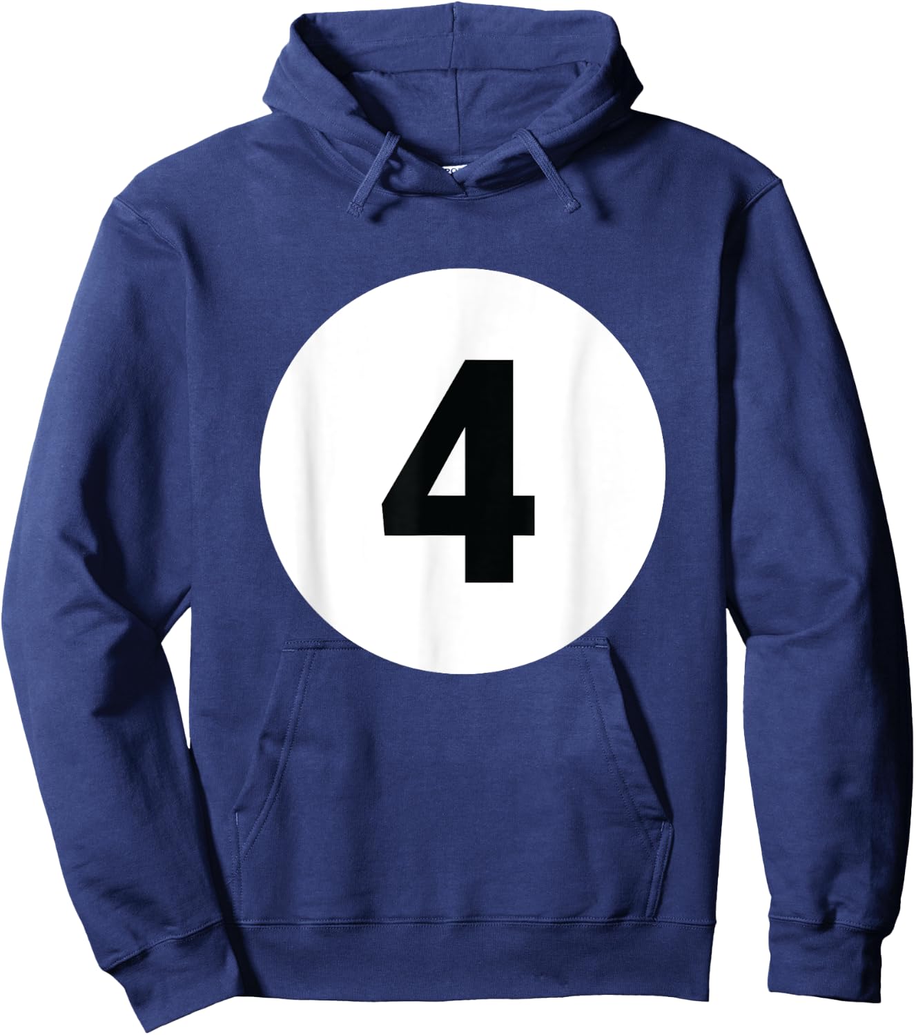 8 Pool Ball 4 Billiards Costume Halloween Group Matching Hoodie - Hoodie | Navy