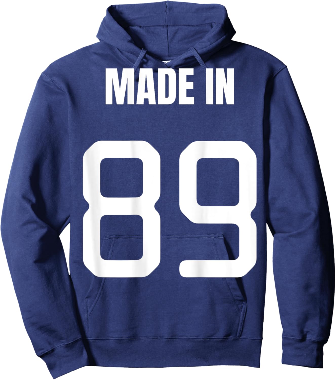31st Birthday Made In 1989 On Back Bday Gift Women Hoodie - Hoodie | Navy