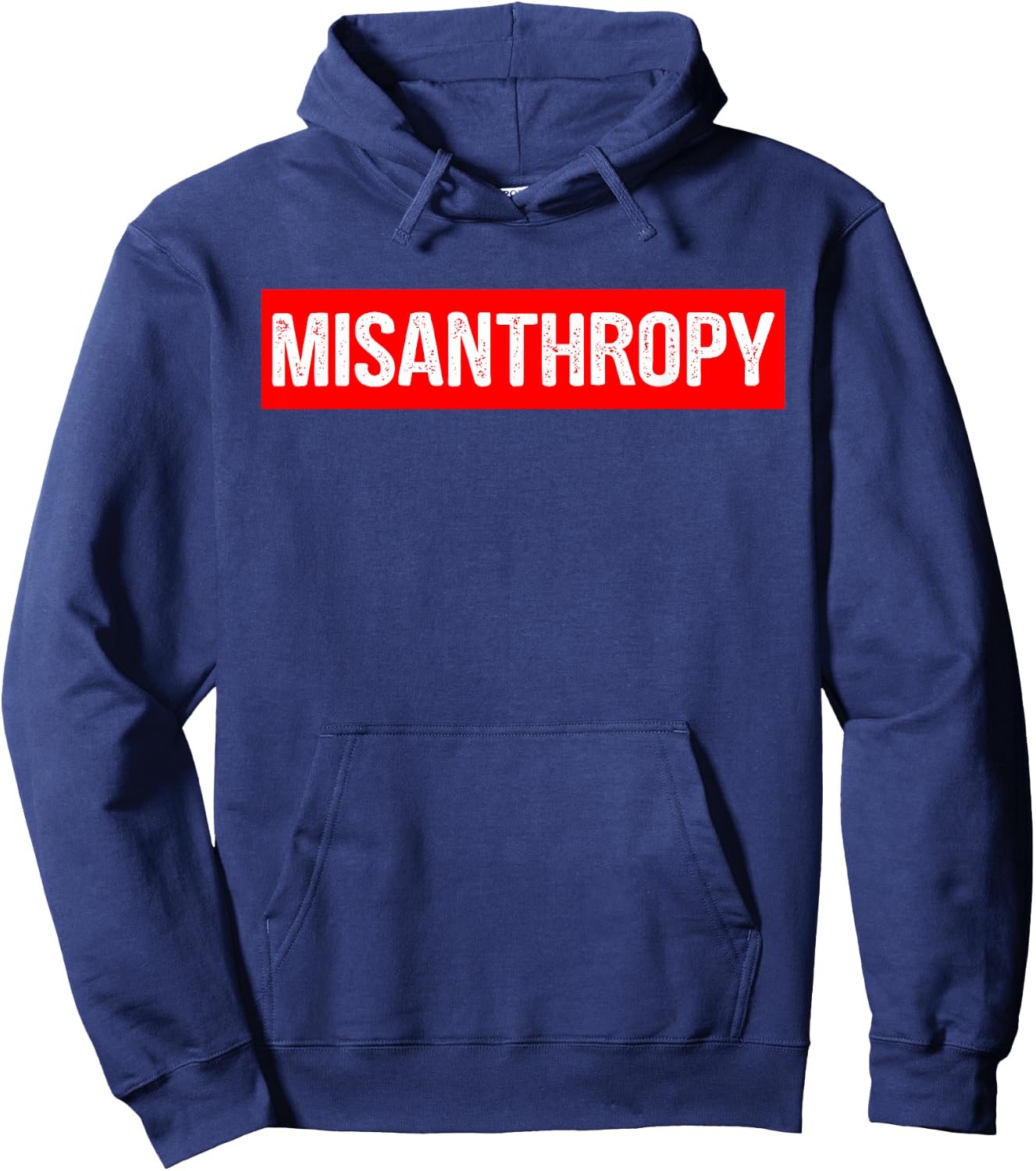 Cool Misanthropy Retro Gift Misanthropist Hoodie - Hoodie | Navy