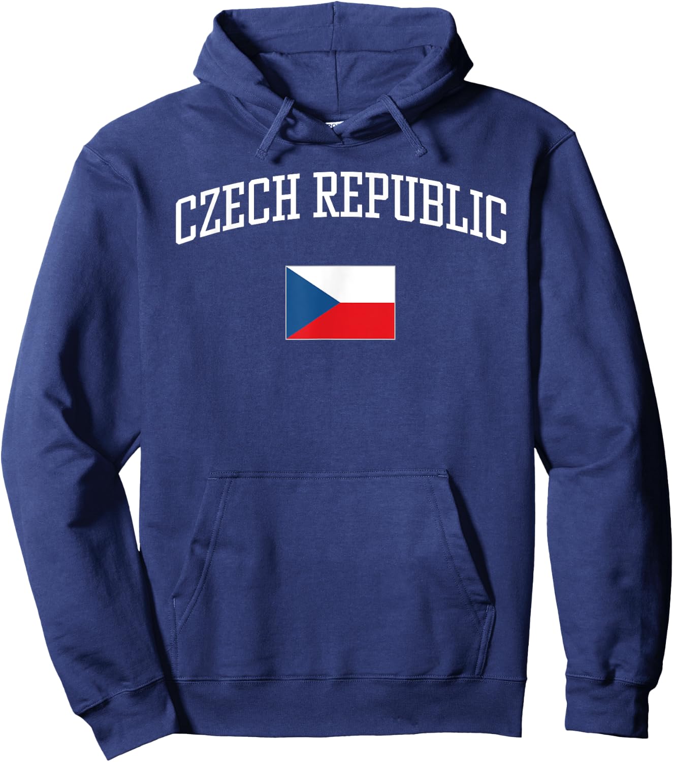 Vintage Flag of Czech Republic Love Your Country Hoodie - Hoodie | Navy