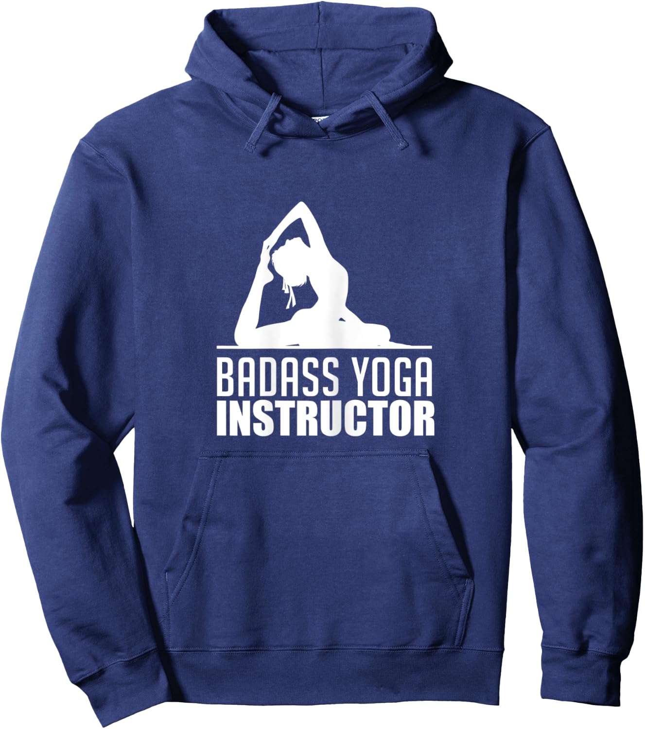 Yoga Instructor Female Teacher Workout Class Gift Hoodie - Hoodie | Navy