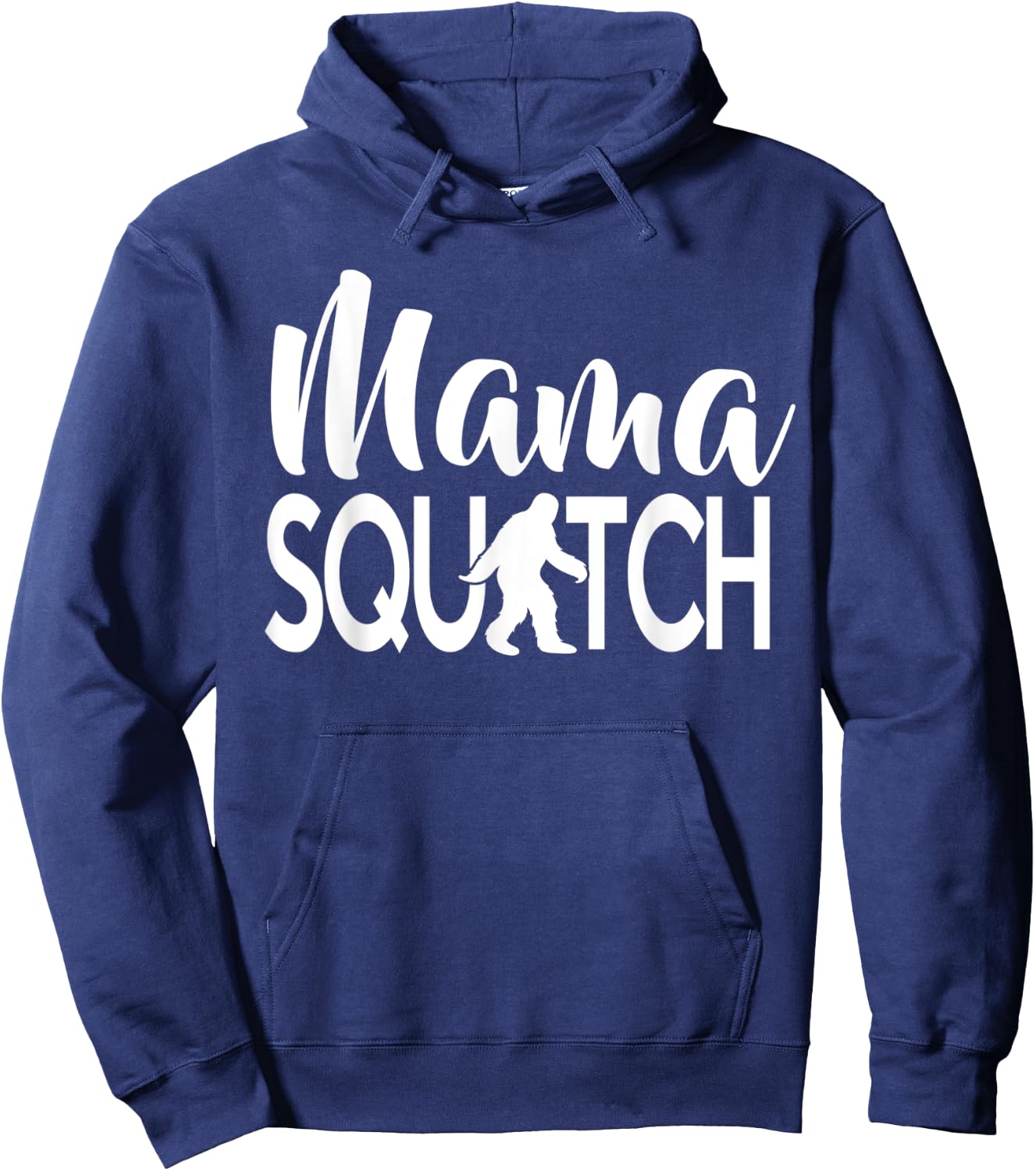 Mama Squatch Bigfoot Sasquatch Mom Hoodie - Hoodie | Navy