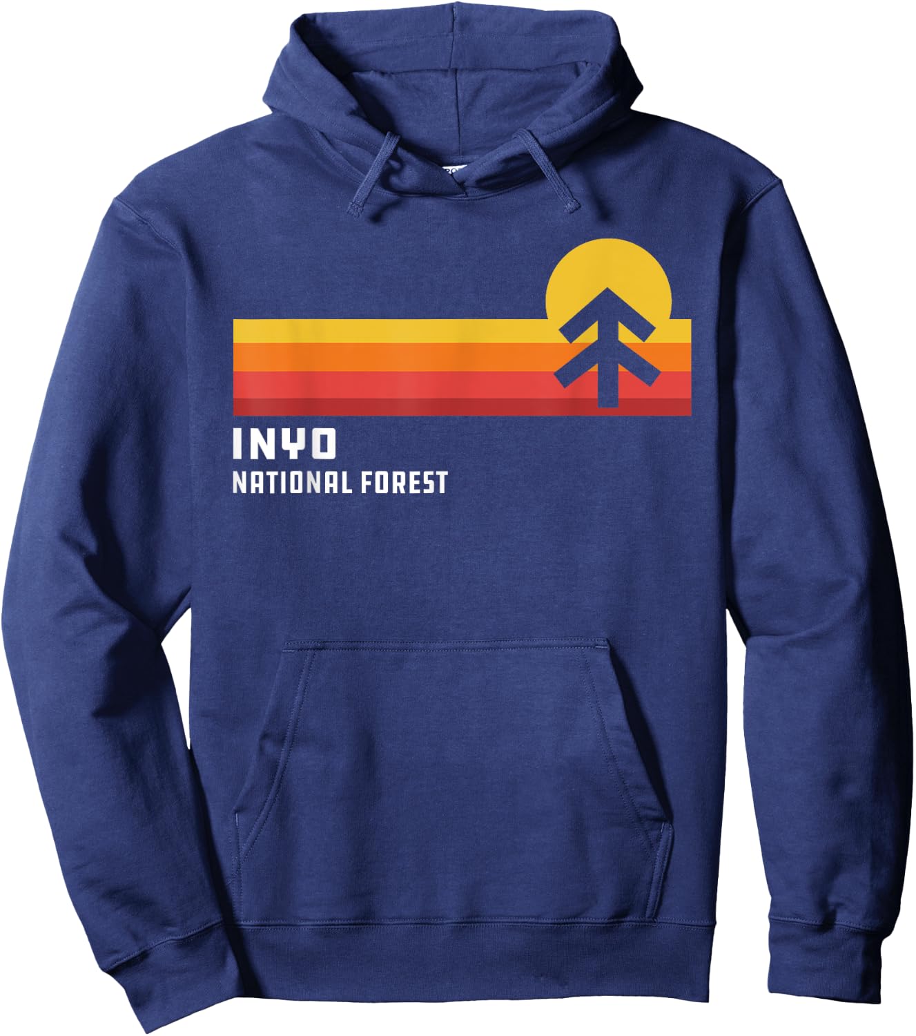 Inyo National Forest Bishop California Hoodie - Hoodie | Navy