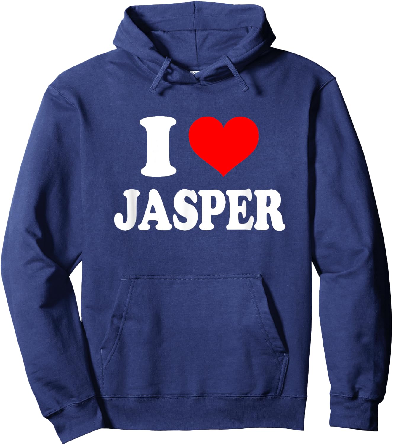 I Love Jasper Hoodie - Hoodie | Navy