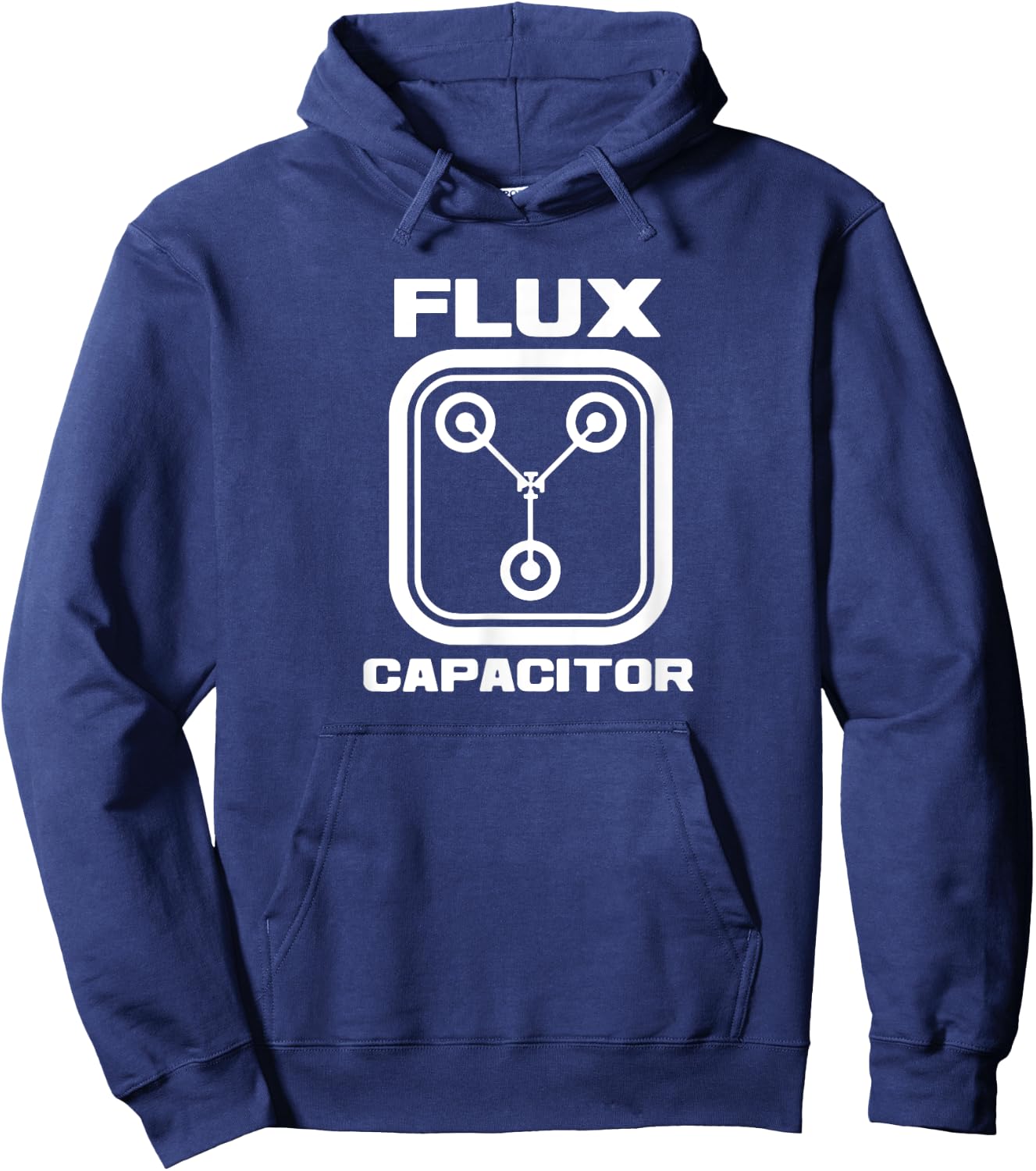Funny 80's Vintage Movie - Flux Capacitor Hoodie - Hoodie | Navy
