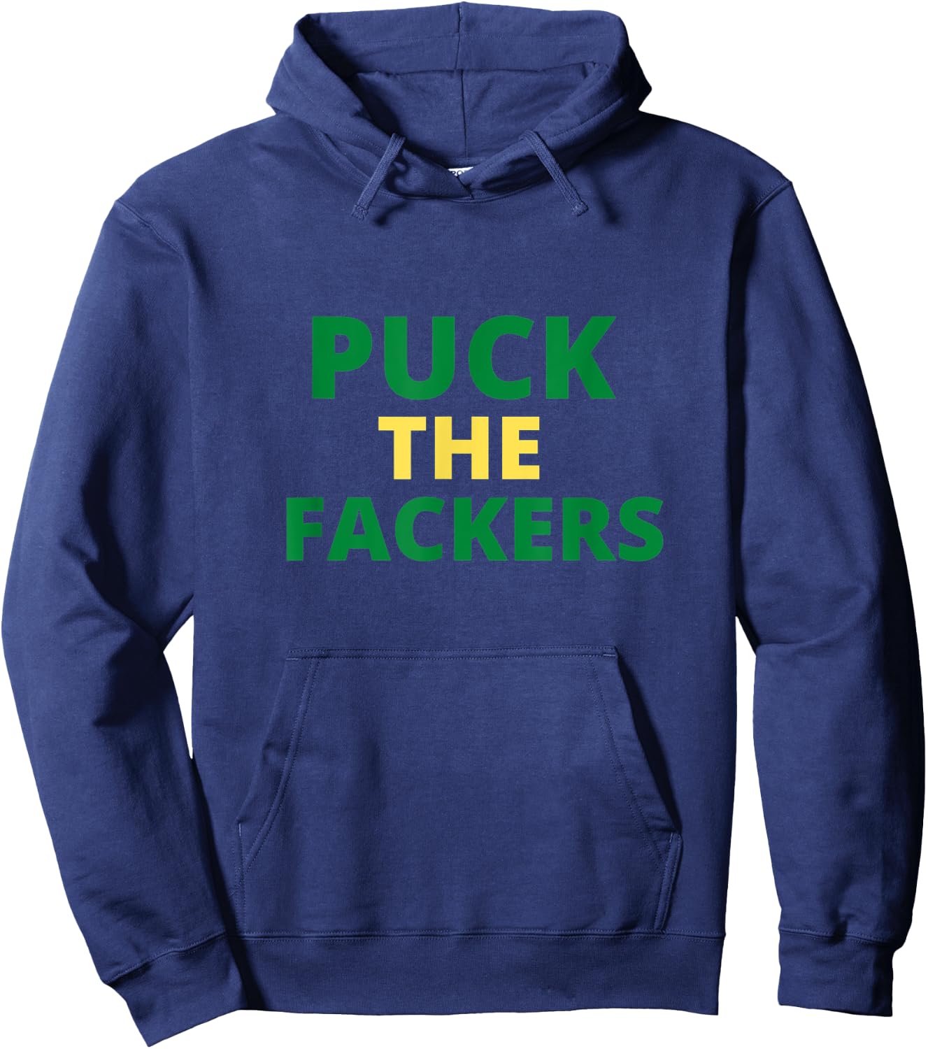 Puck the Fackers Funny Bears Hoodie - Hoodie | Navy