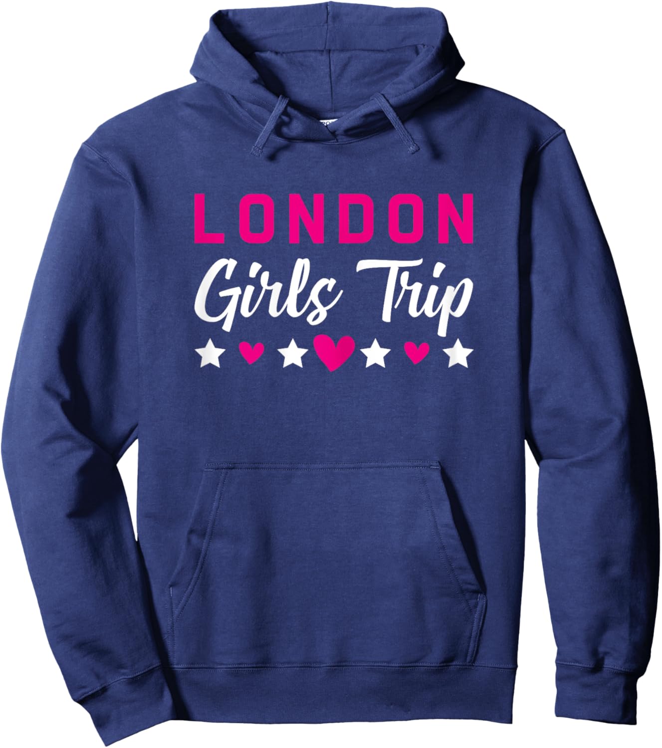 London Girls Trip Holiday Party Gift Farewell Squad Hoodie - Hoodie | Navy