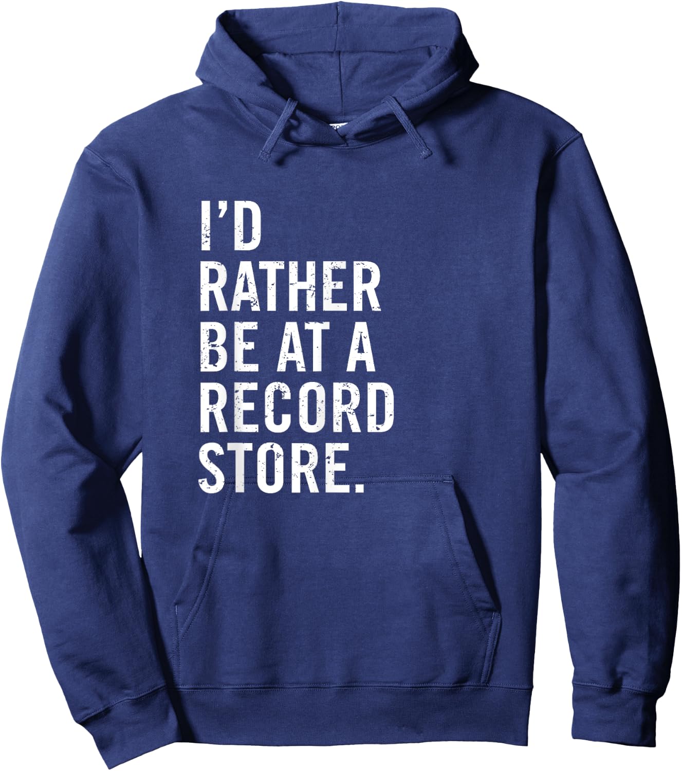 Cool Vinyl Records Gift Vinyl Record Store Lovers Hoodie - Hoodie | Navy