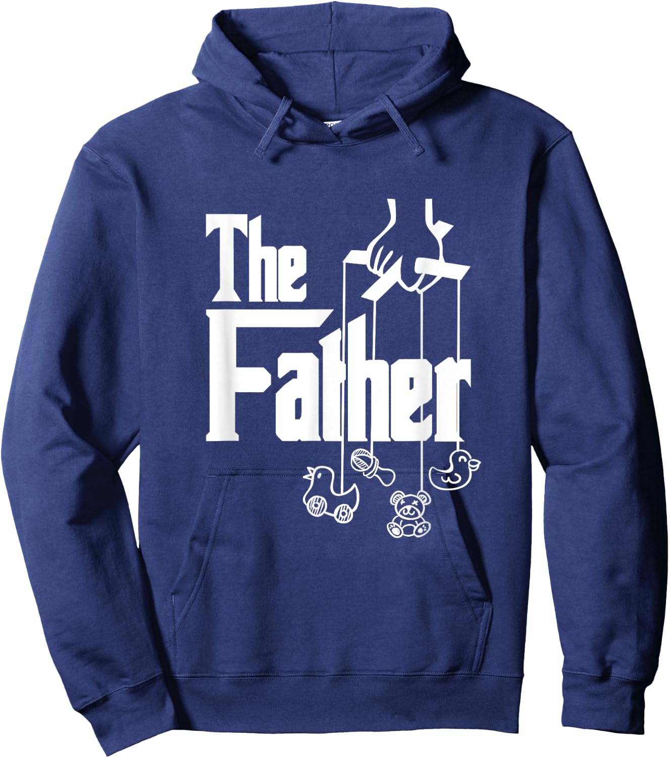 The Father Dad Daddy New Dad First Time Dad Father's Day Hoodie - Hoodie | Navy