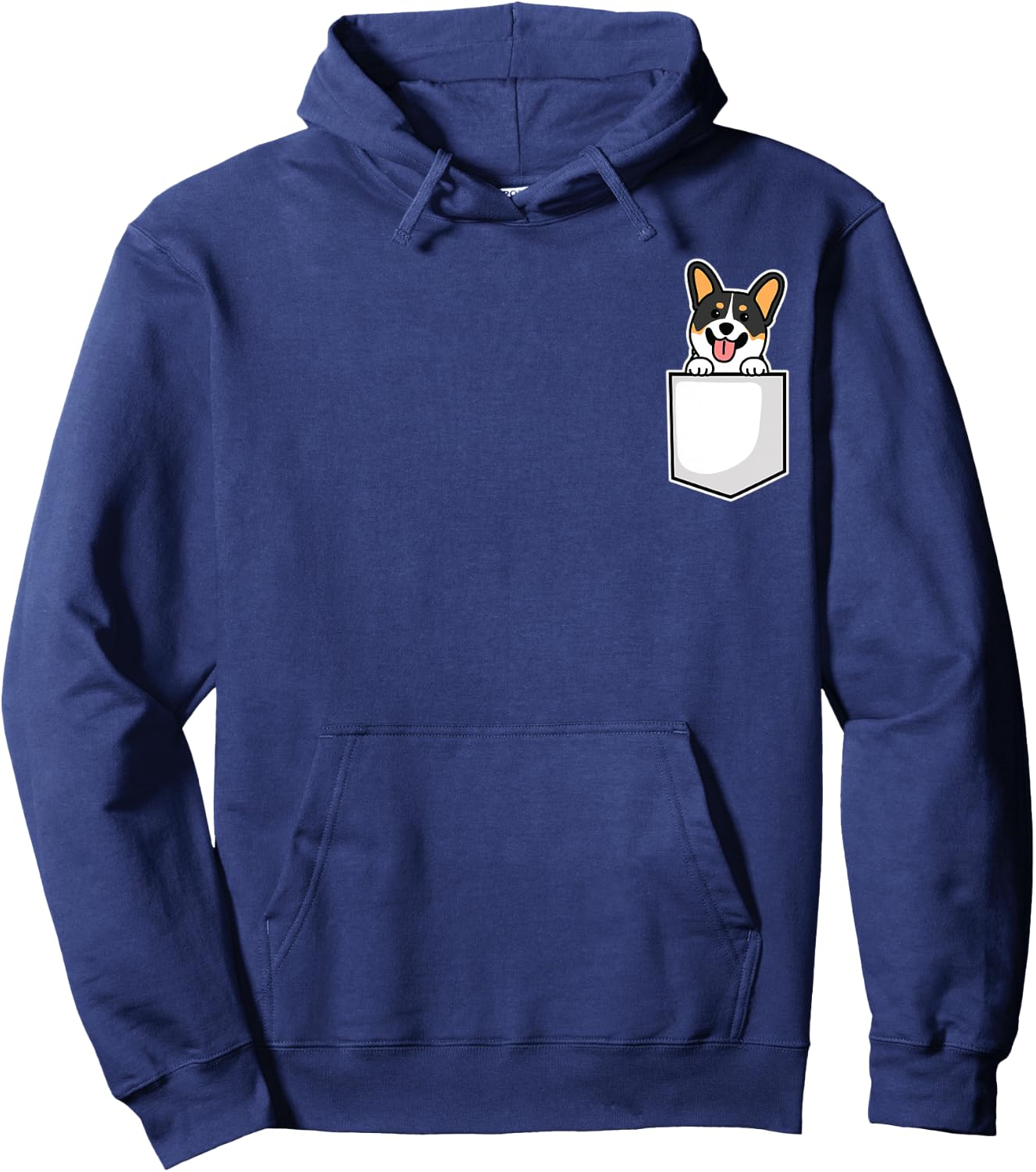 Corgi Dog Lover Corgi In Your Front Pocket Design Hoodie - Hoodie | Navy