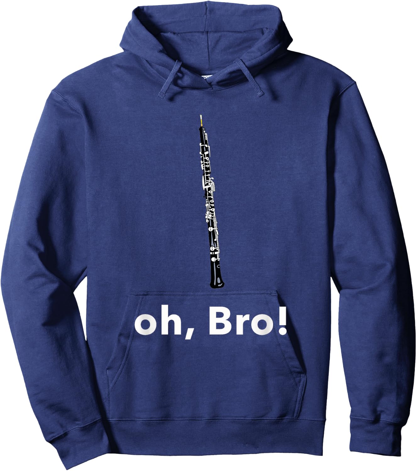 Funny Oboe Player Oboist Musician Music Teacher Pun Oboe Hoodie - Hoodie | Navy