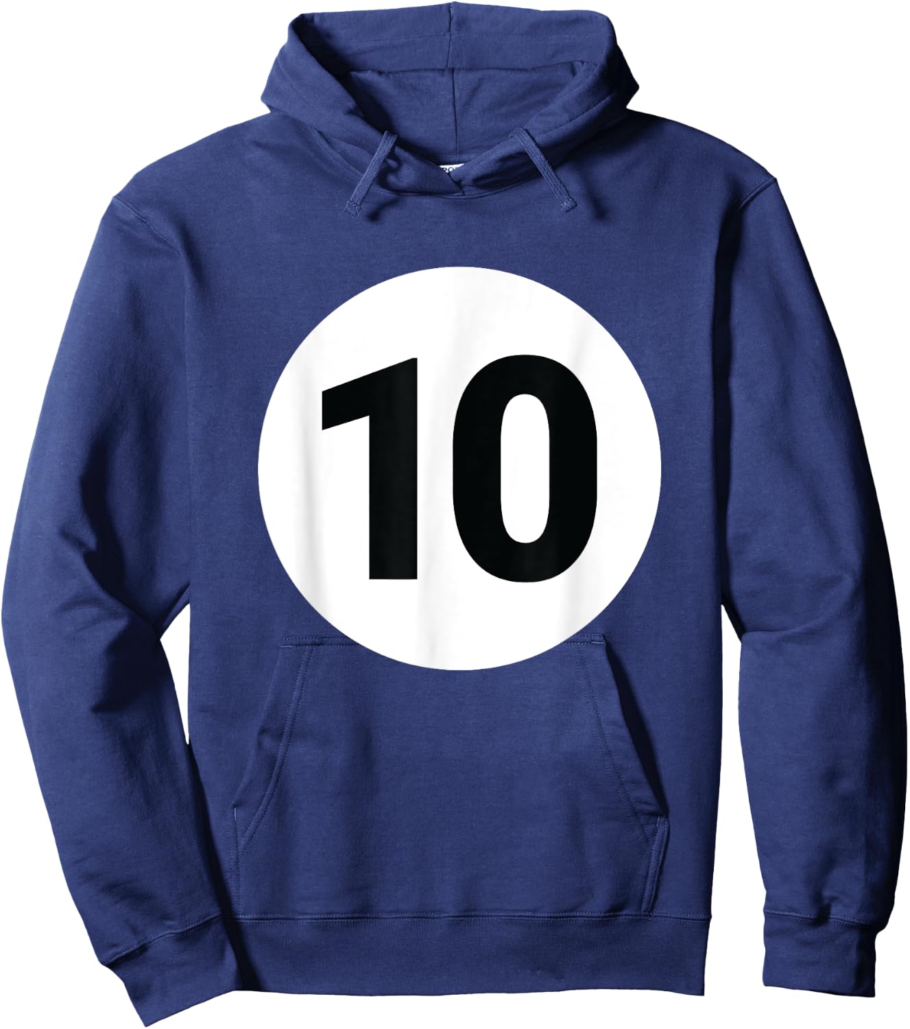 8 Pool Ball 10 Billiards Costume Halloween Group Matching Hoodie - Hoodie | Navy