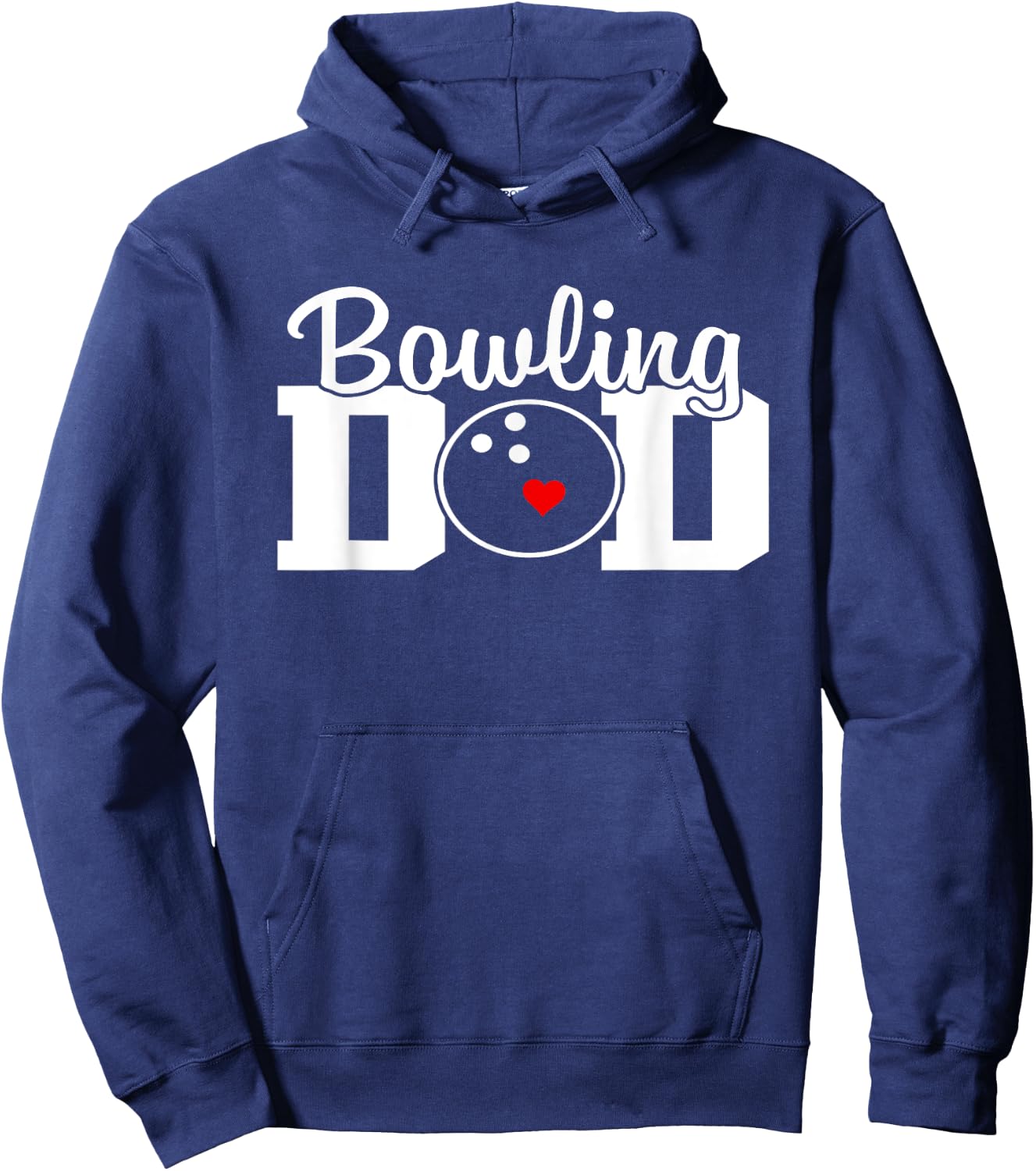 bowling dad Team Player Party Bowling Legend Father's Day Hoodie - Hoodie | Navy
