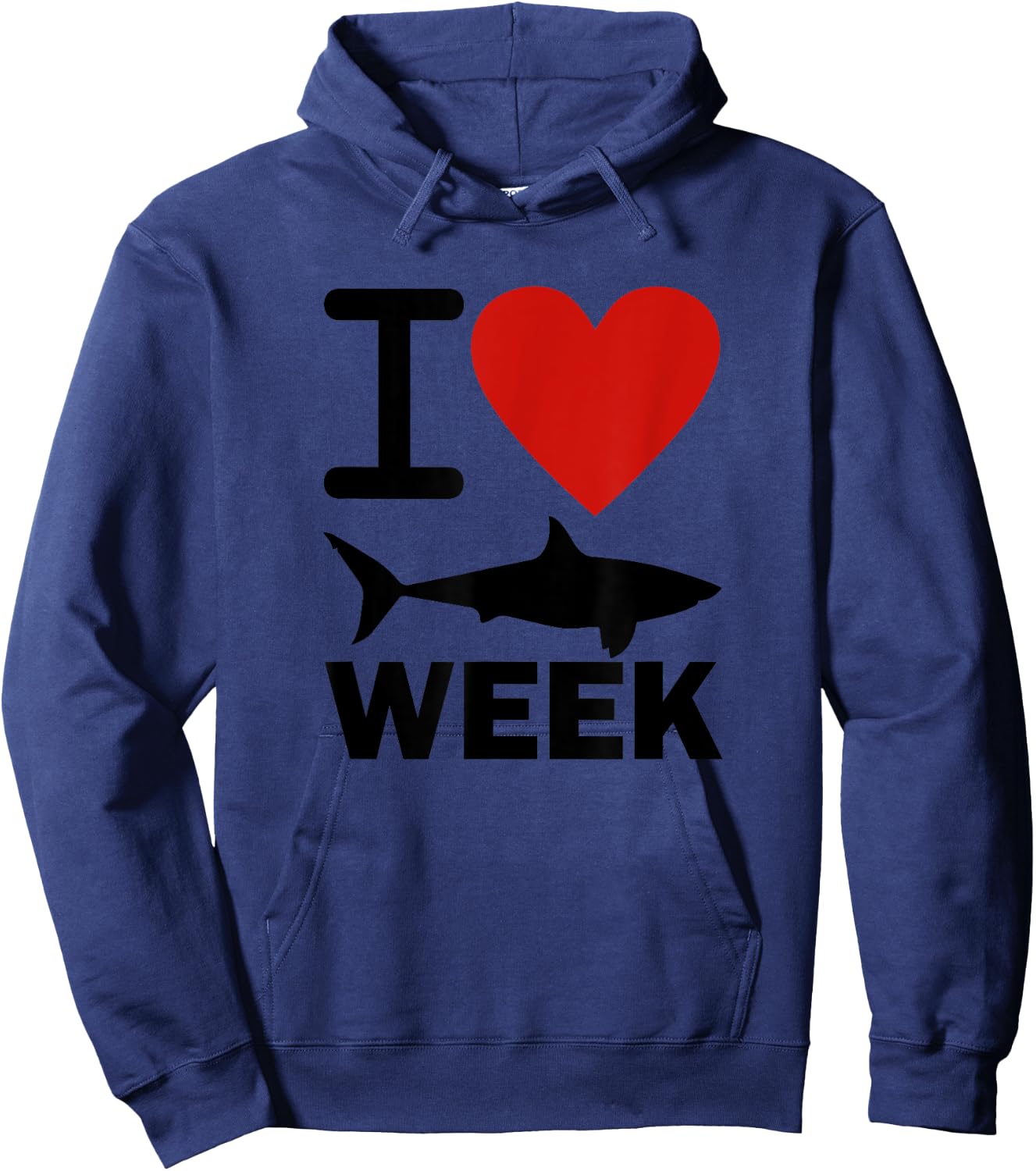 Week of Shark Heart Funny Sharks Shirt Great Discovery Time Hoodie - Hoodie | Navy