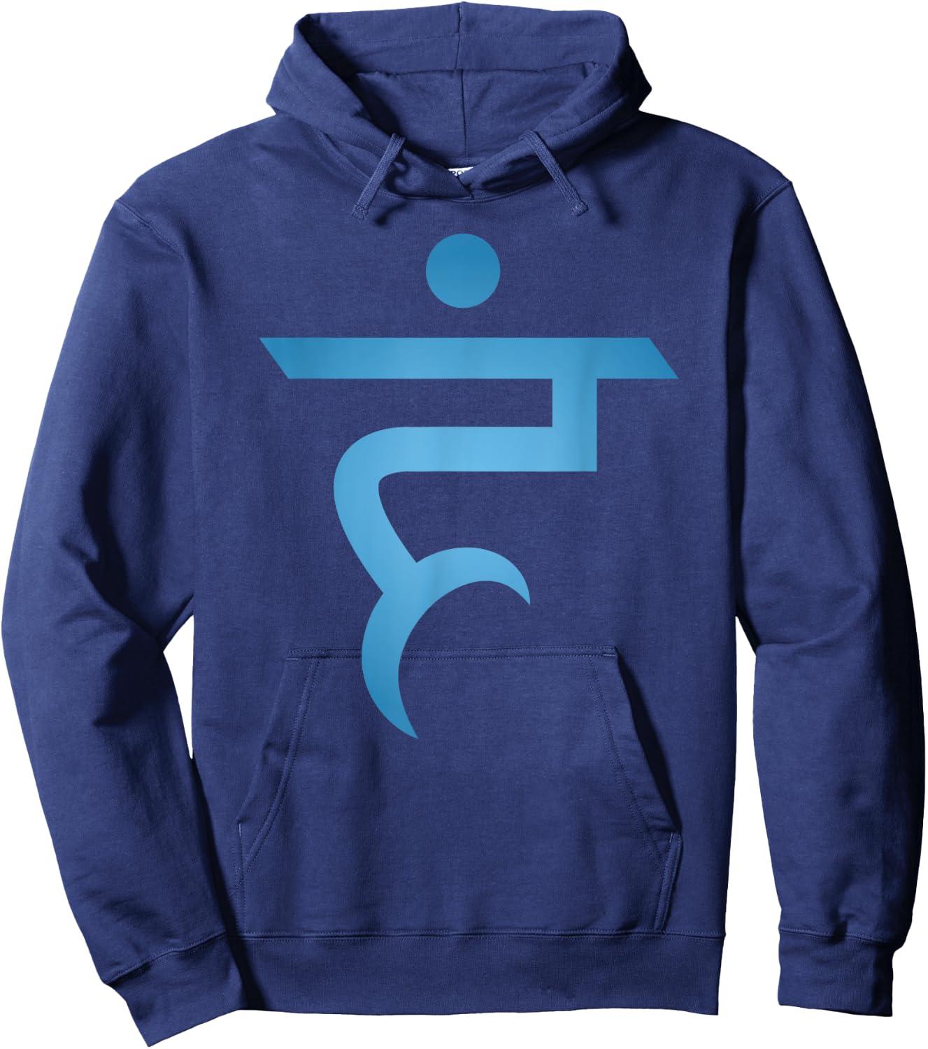 Throat Chakra Symbol Hoodie - Hoodie | Navy