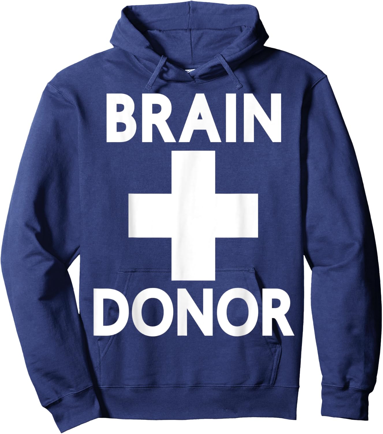 Zombie Brain Donor Dispenser Funny Halloween Costume Men Boy Hoodie - Hoodie | Navy