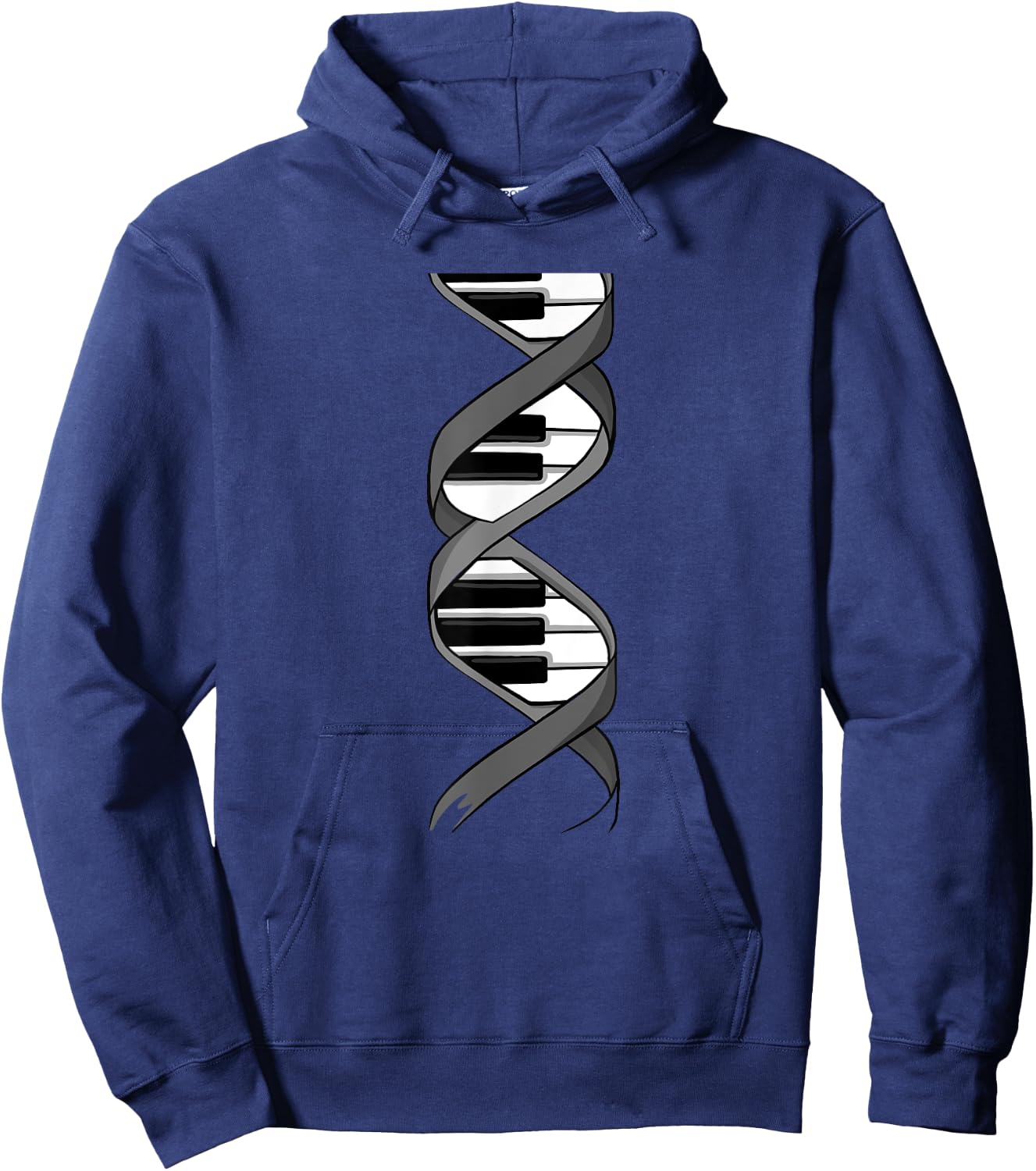 Funny Piano Design Women Keyboard Player Piano Lover Hoodie - Hoodie | Navy