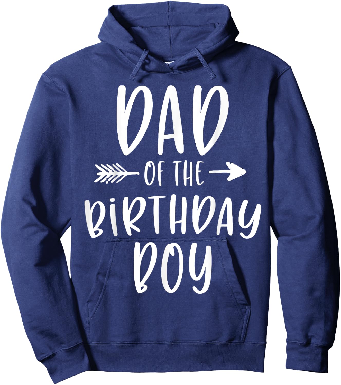 Dad of the Birthday Boy Daddy And Son Bday Party Father Hoodie - Hoodie | Navy
