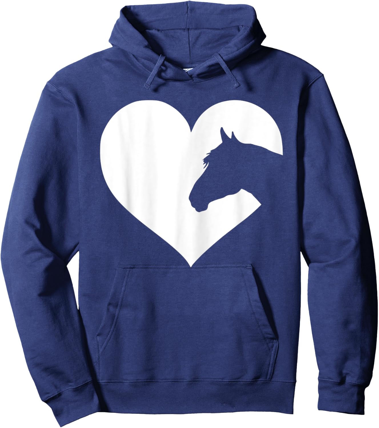 Horse lover Gift girls & women who love horses Hoodie - Hoodie | Navy